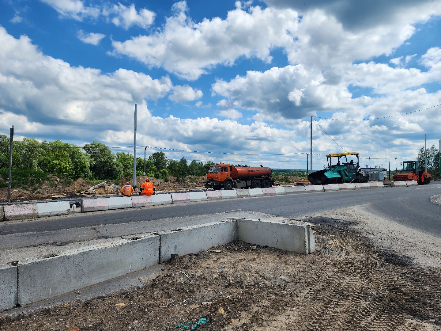 серпухов, дорога калиново-дракино, строительство дорог,