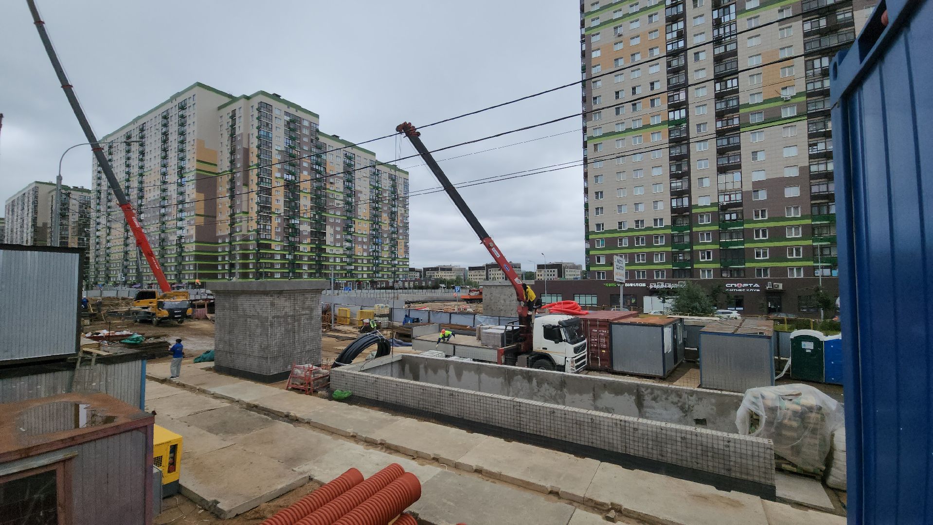 путилково, подземный пешеходный переход, строительство, красногорск,