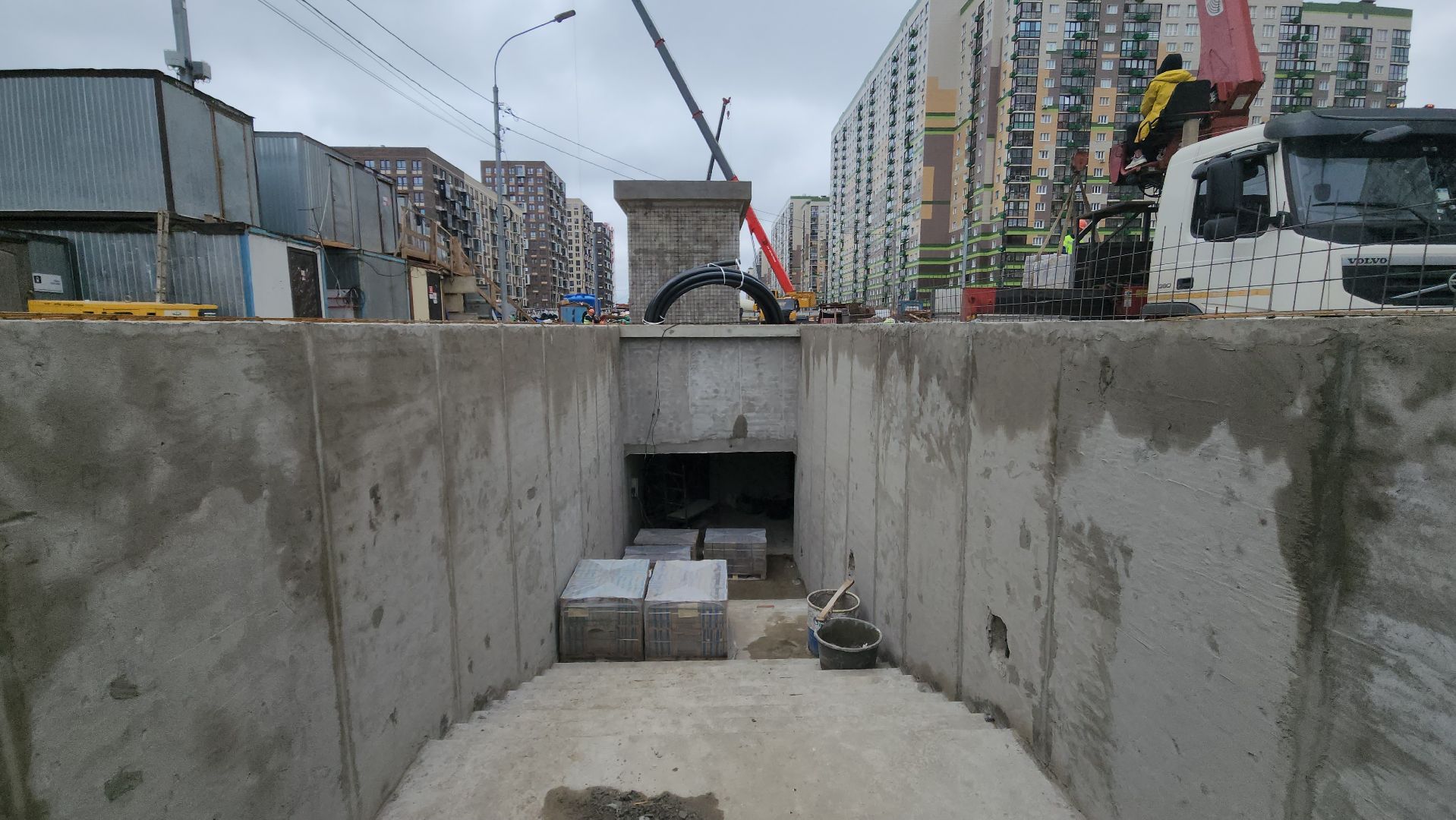путилково, подземный пешеходный переход, строительство, красногорск,