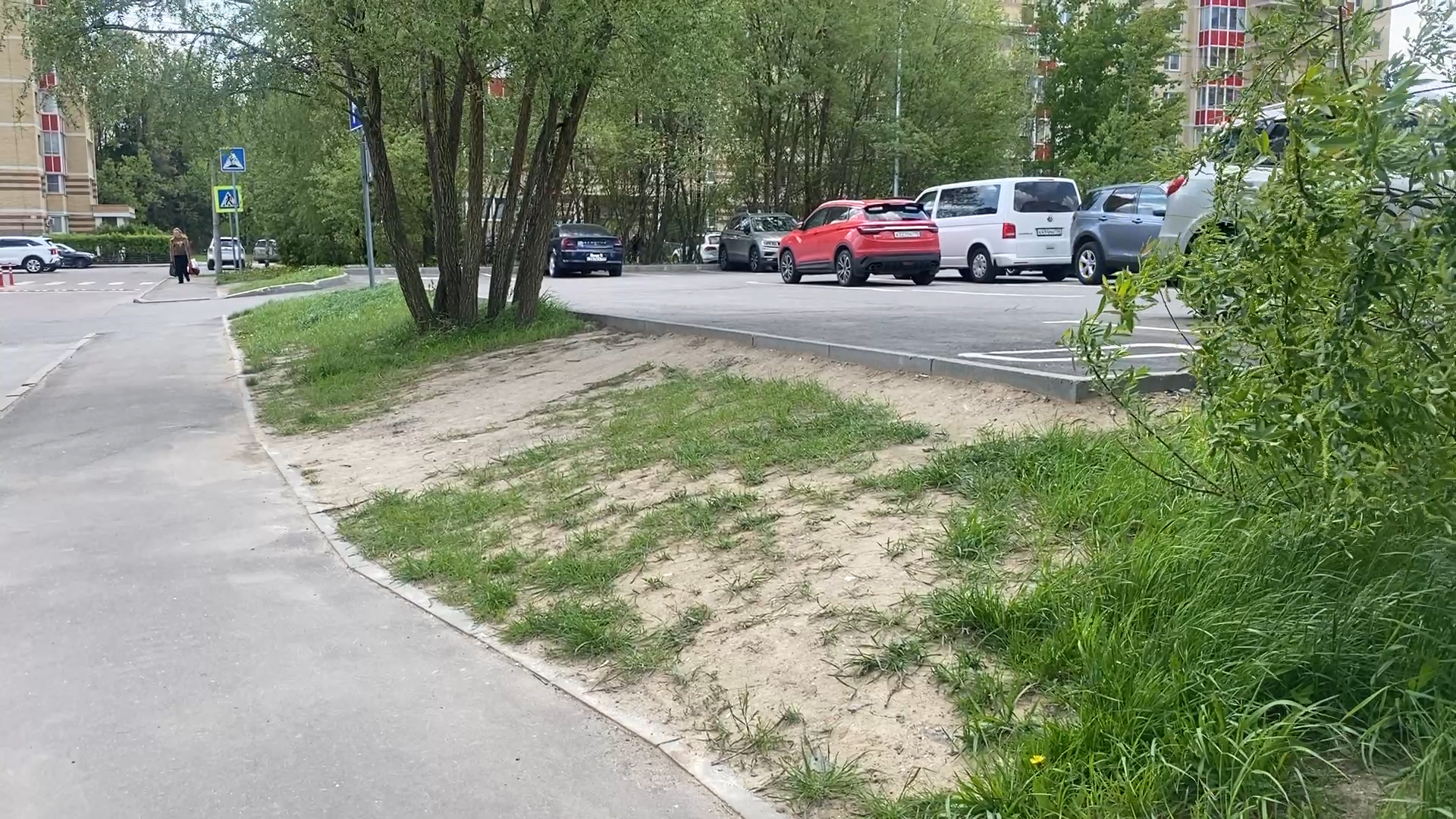 благоустройство территории, микрорайон школьный, власиха школьный, пешеходный тротуар, обход территории,