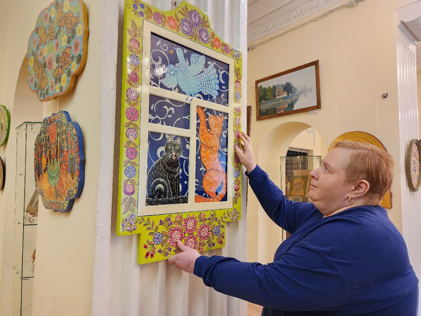 фрязино, художественная выставка, художники подмосковья, культурный центр,