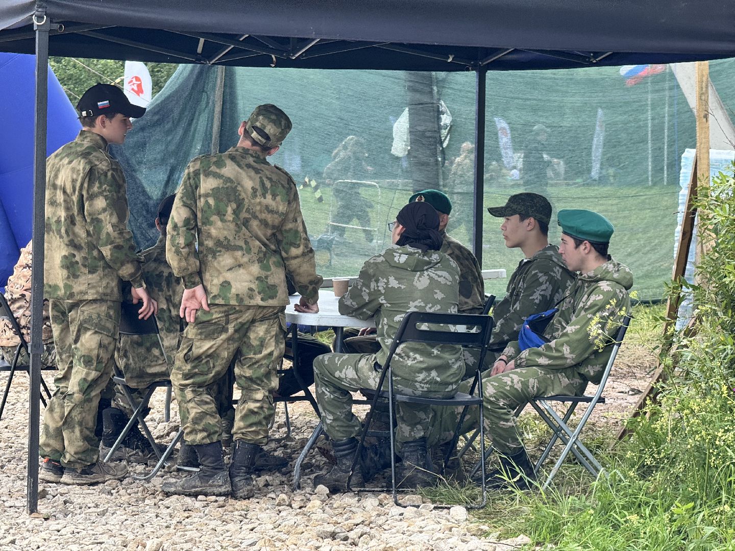 военно -патриотическая игра, лагерь, дети,