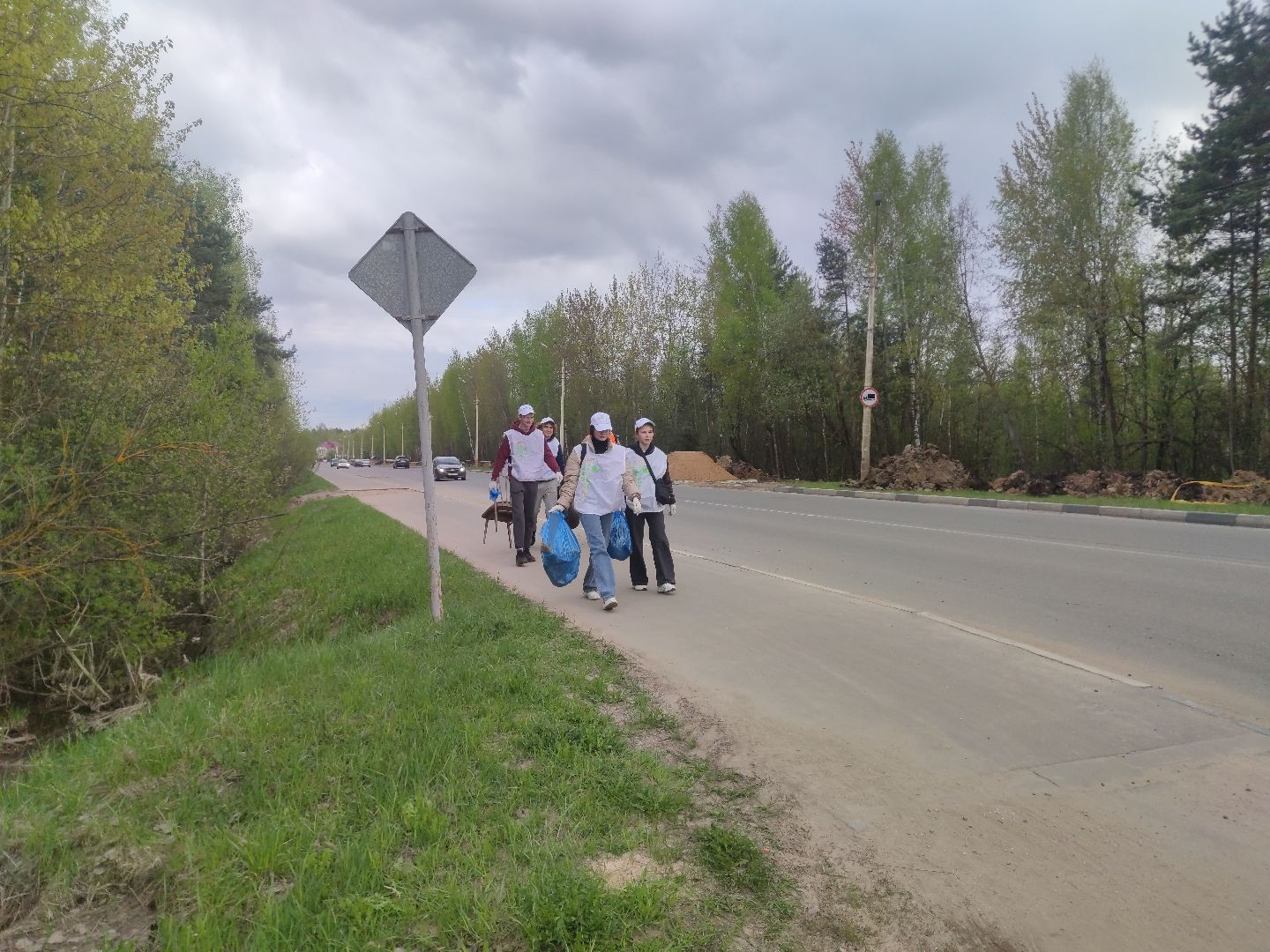 экология, плоггинг, уборка, студенты, Дубна