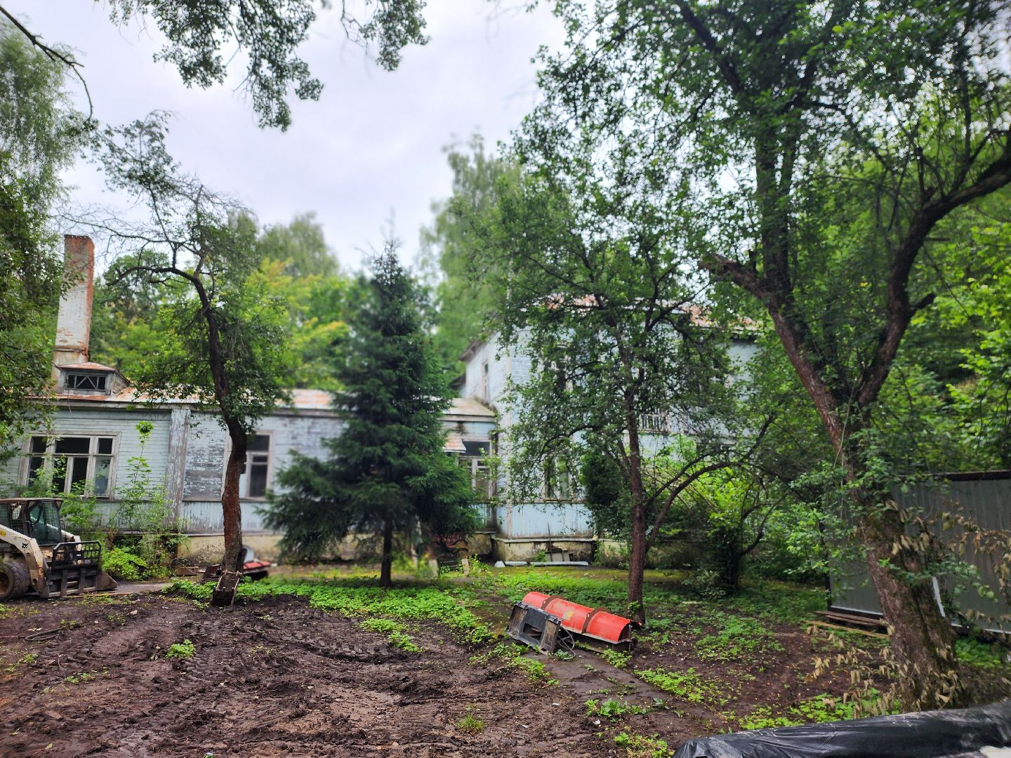 королёв,  благоустройство парка, парк папанинская дача,