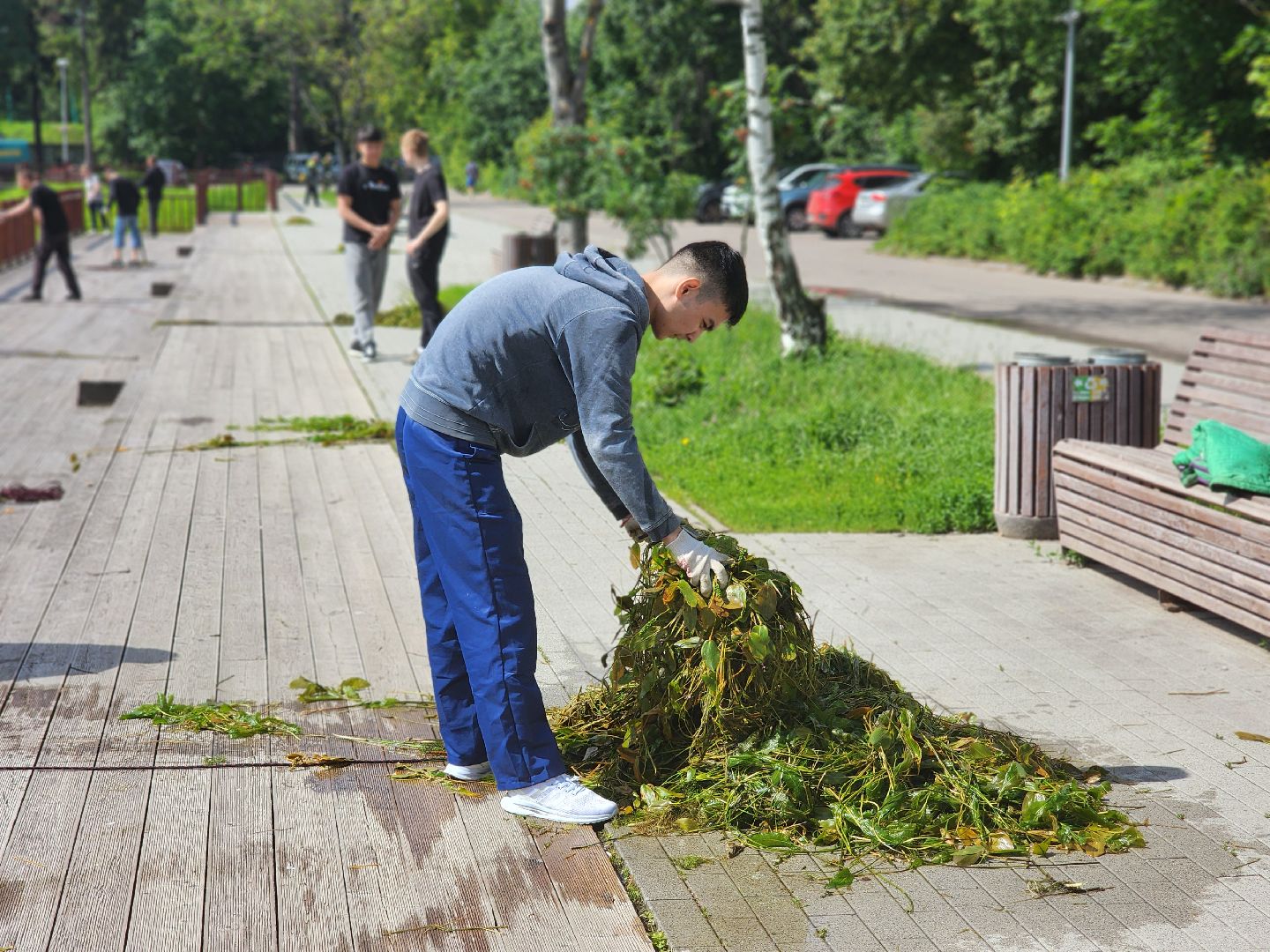 королёв, экоакция, благоустройство , сквер героев курсантов, микрорайон юбилейный,