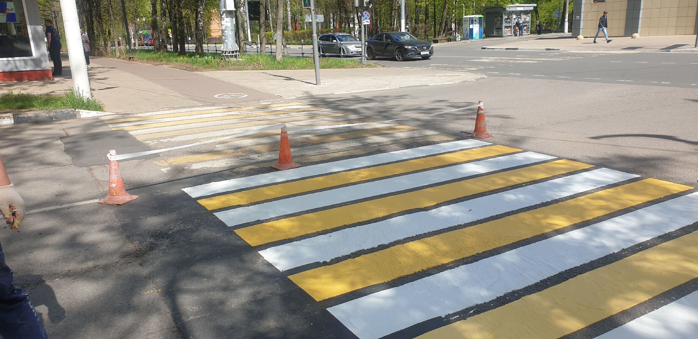 Долгопрудный, дороги, дорожная разметка, ремонт дорог