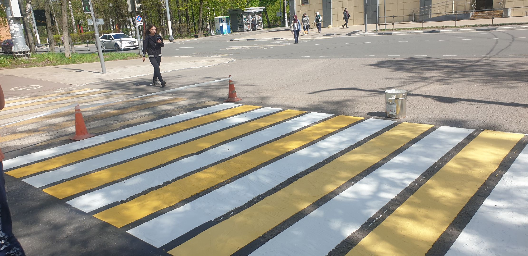 Долгопрудный, дороги, дорожная разметка, ремонт дорог