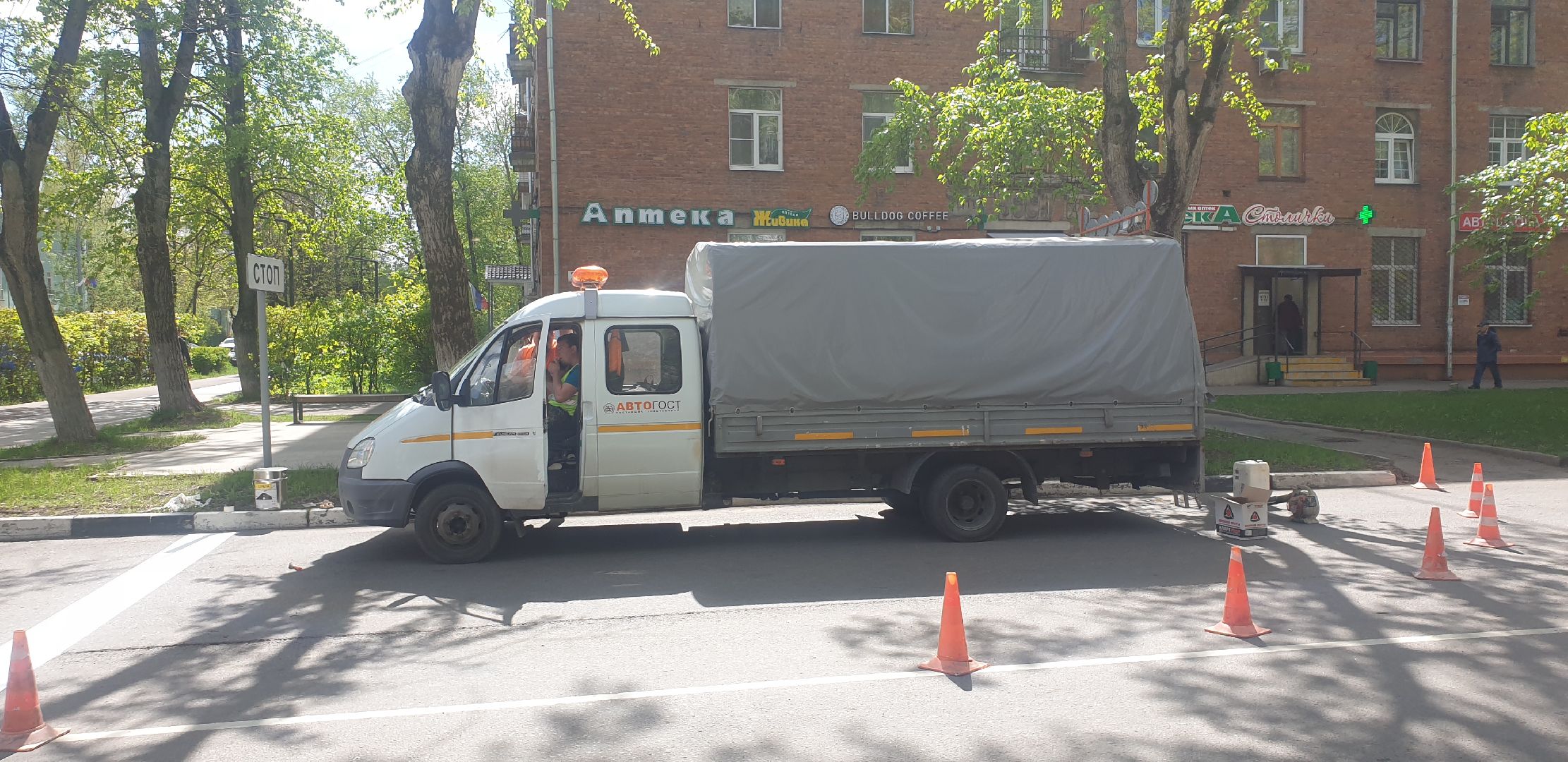 Долгопрудный, дороги, дорожная разметка, ремонт дорог