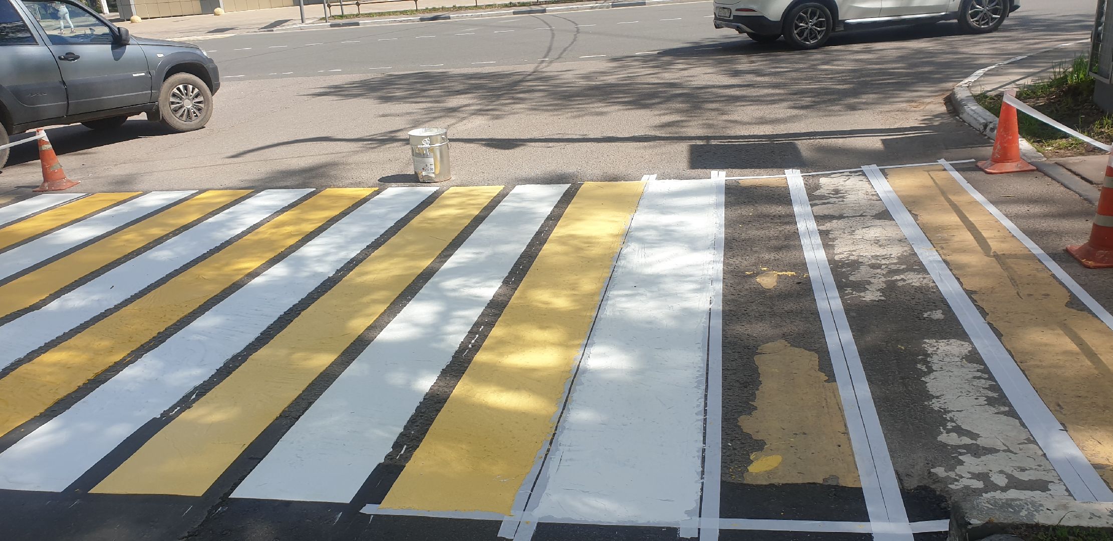 Долгопрудный, дороги, дорожная разметка, ремонт дорог