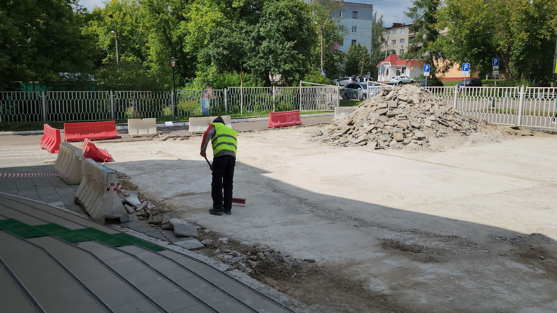 луховицы, ремонт, благоустройство, детская поликлиника,