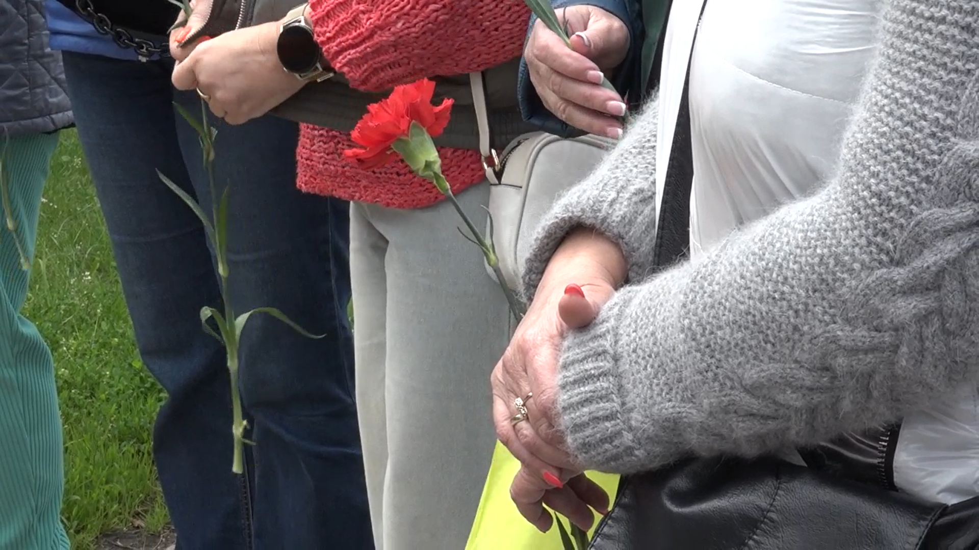 митинг, цветы, ветераны,