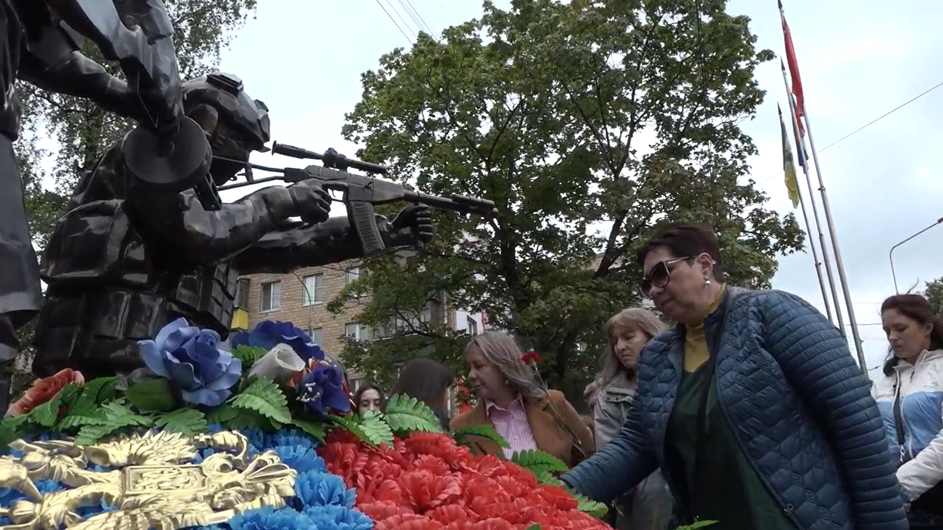 митинг, цветы, ветераны,