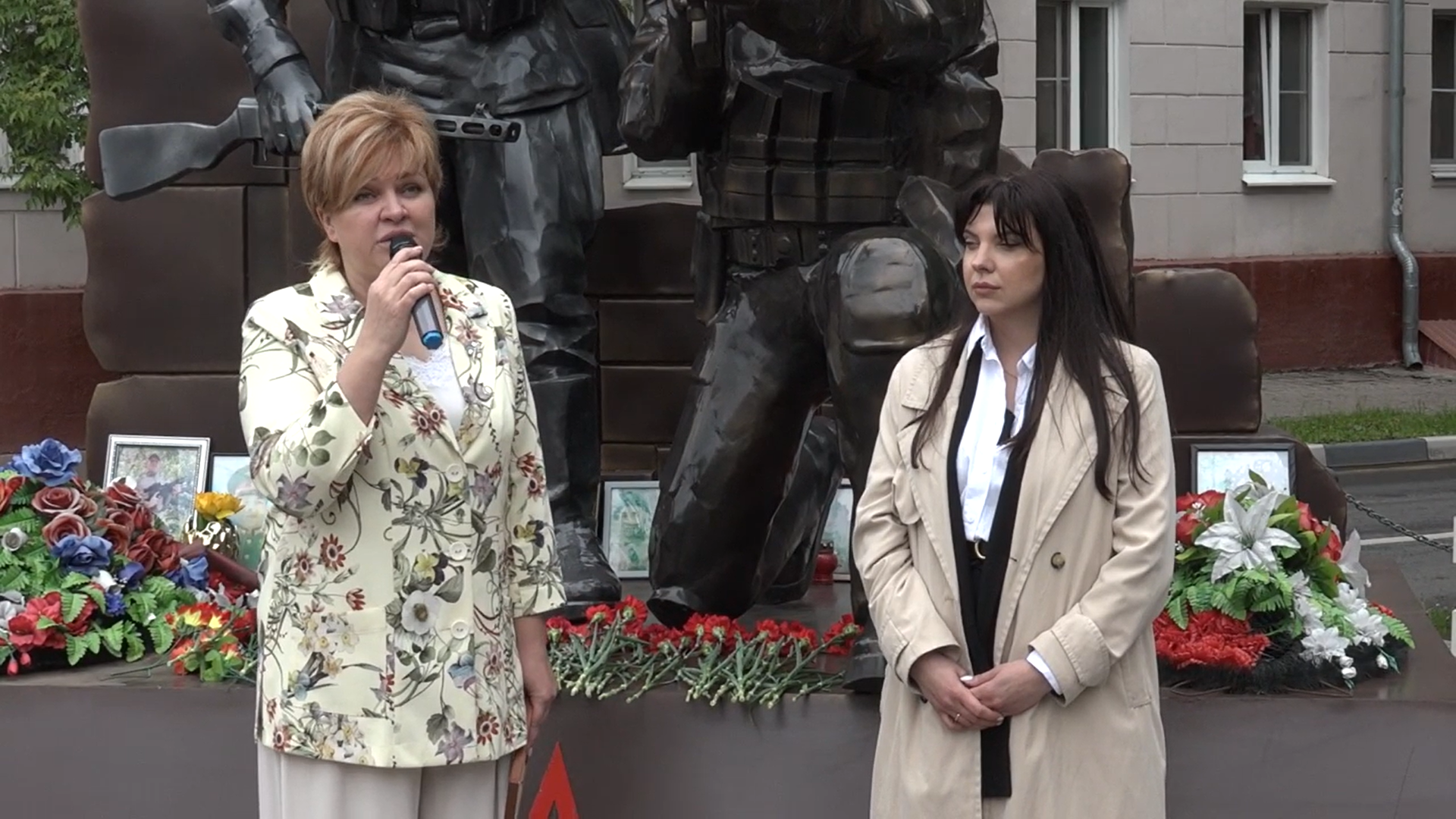 митинг, цветы, ветераны,