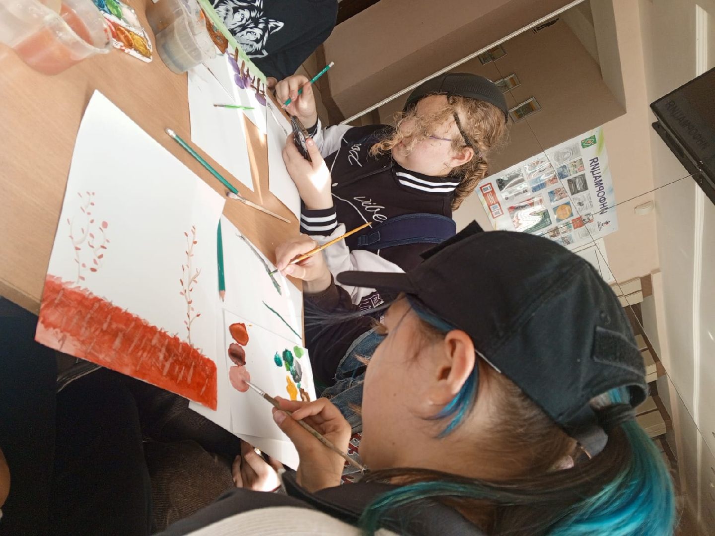 вертикалки, пушкинский округ, творчество без возраста, дети, пленэр,акварель, пейзаж, студия,