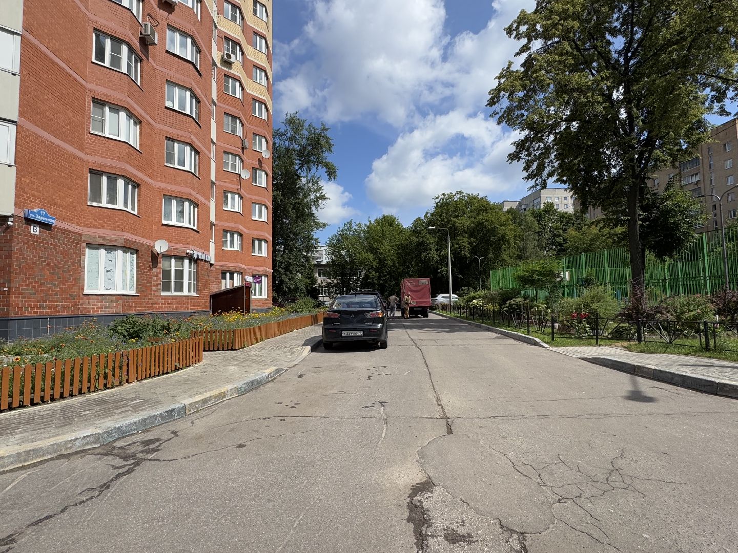 балашиха, двор-оранжерея, заречная улица,