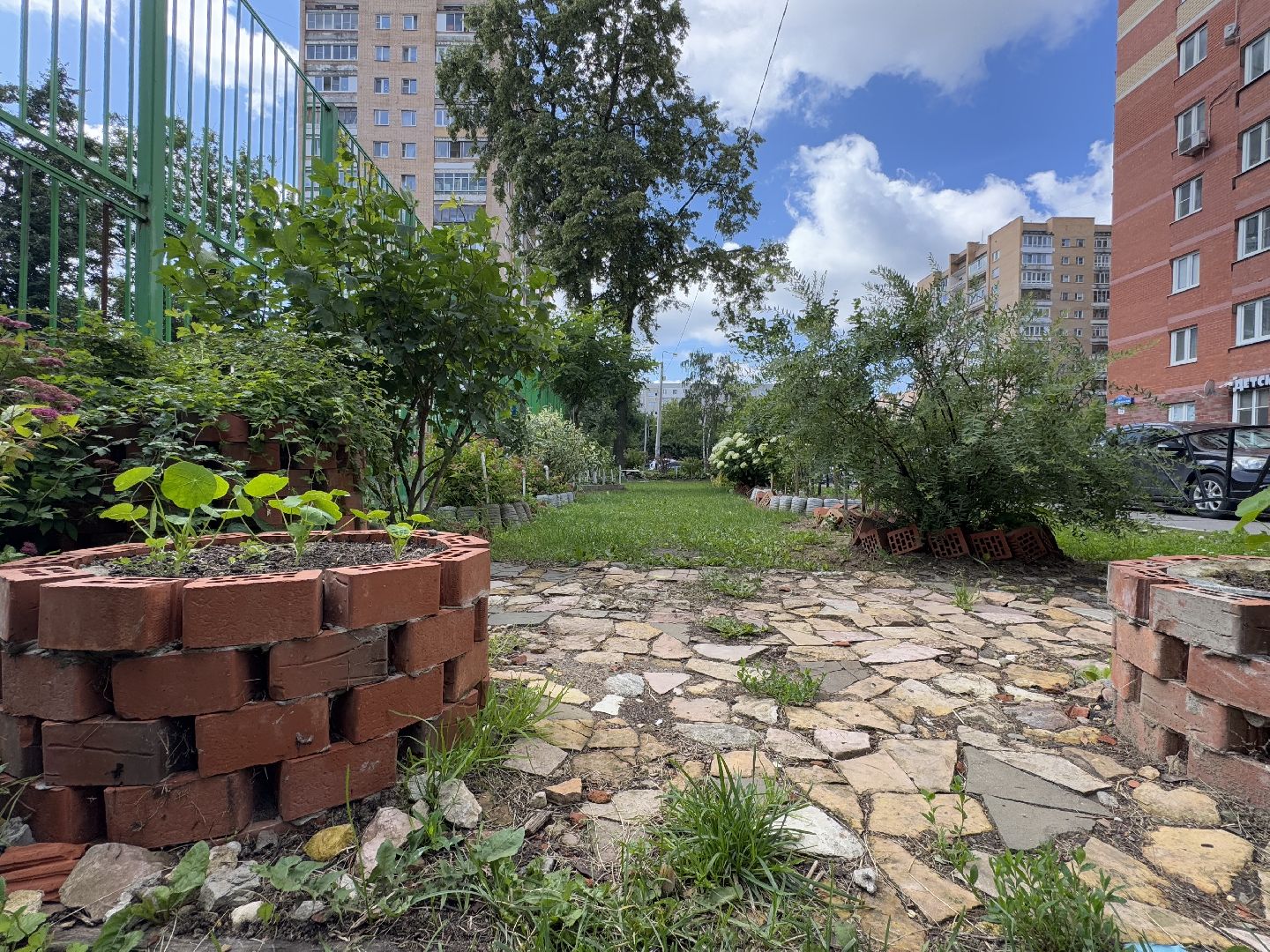 балашиха, двор-оранжерея, заречная улица,