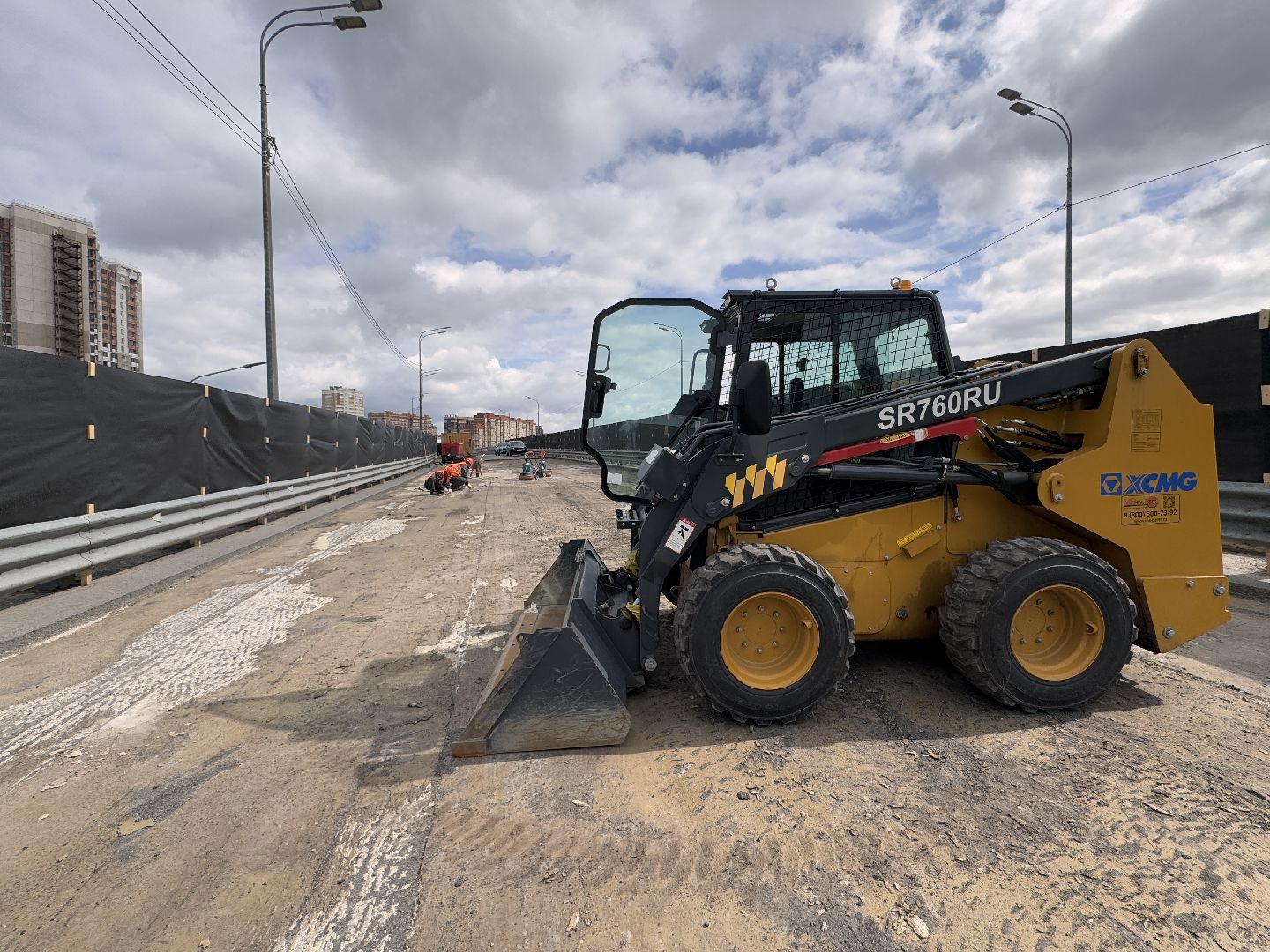 Одинцово, Ремонт эстакады в Одинцово, Дорожные службы,