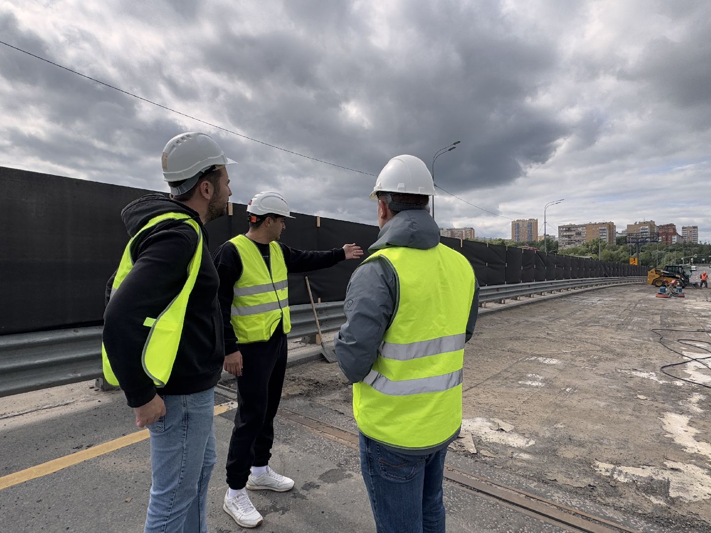 Одинцово, Ремонт эстакады в Одинцово, Дорожные службы,