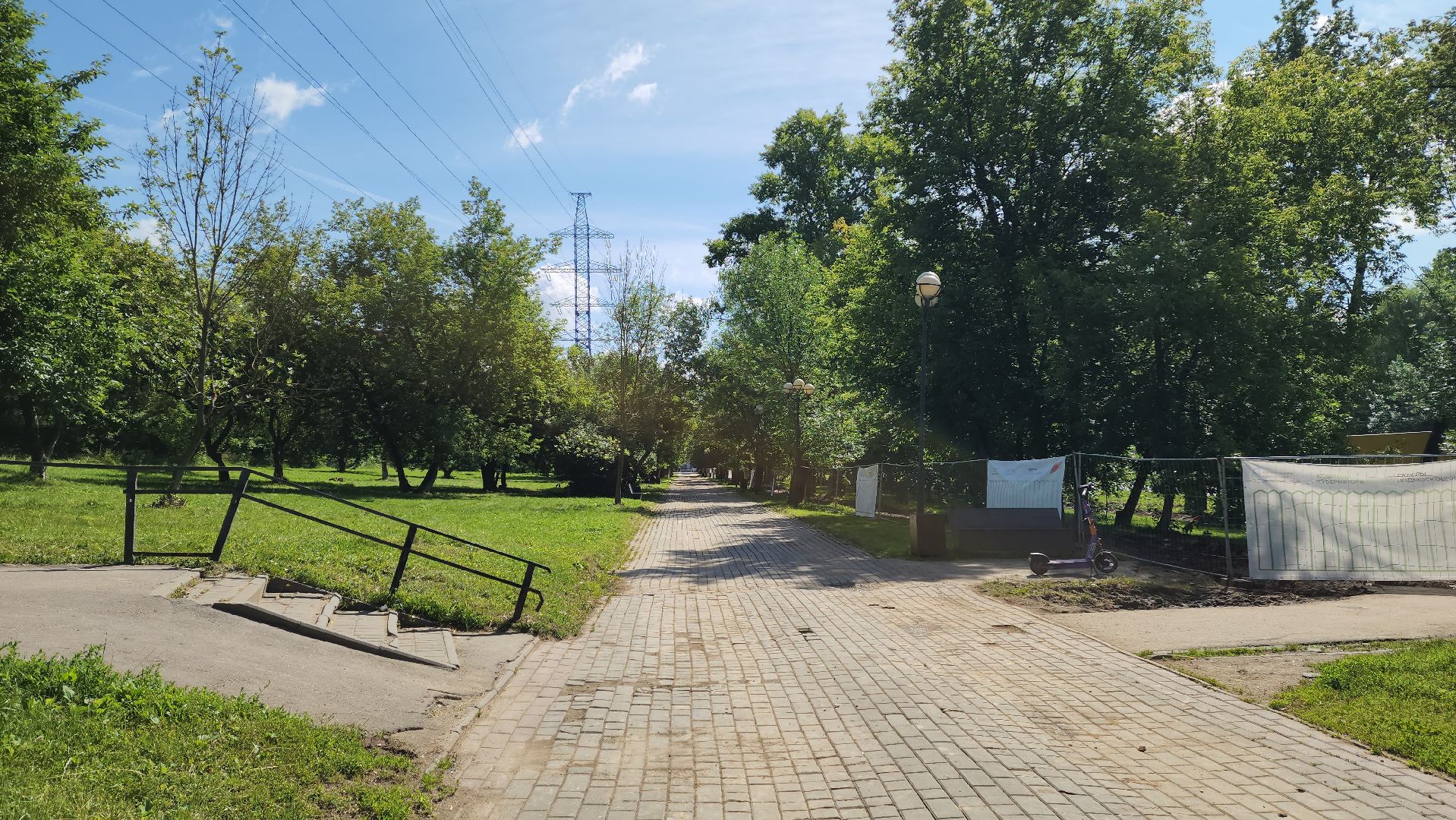 красногорск, яблоневый сквер, благоустойство,