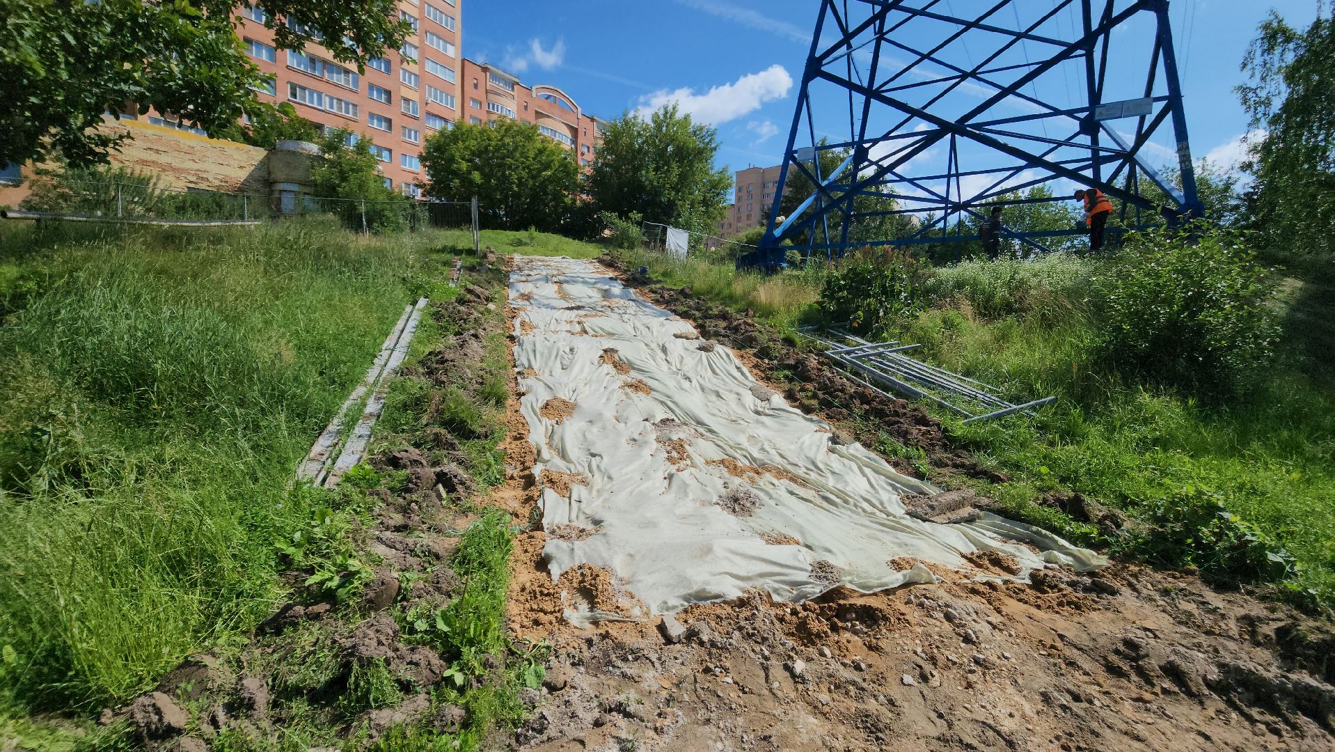 красногорск, яблоневый сквер, благоустойство,