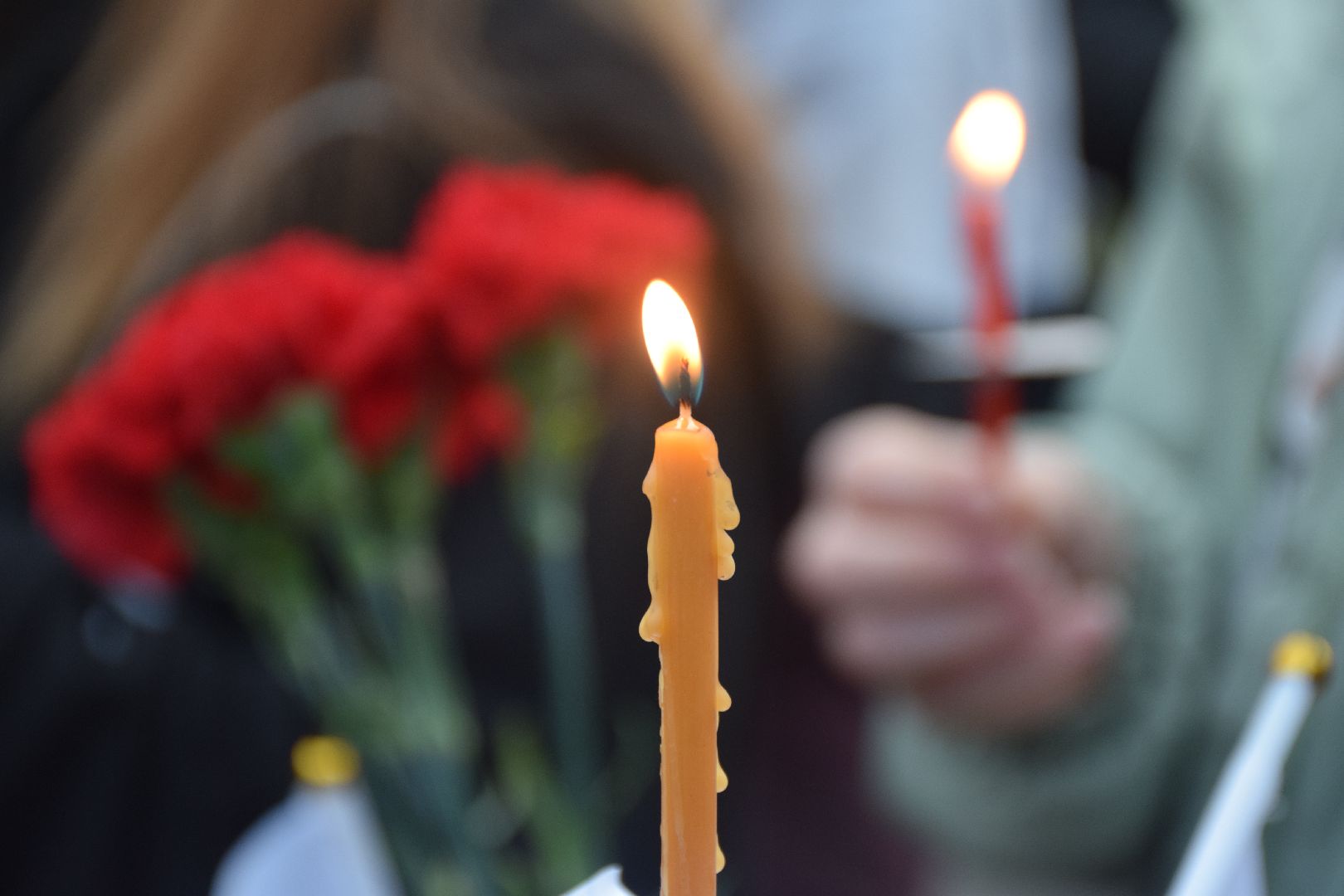 Павловский Посад, городской округ Павловский Посад, свеча памяти, цветы, акция