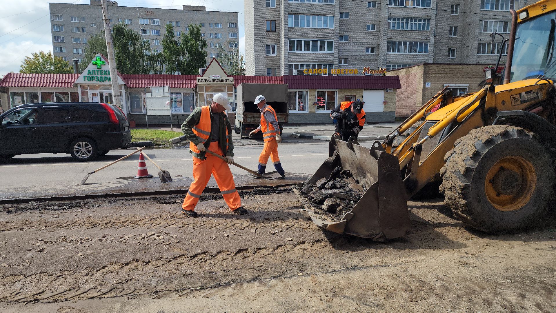 луховицы, благоустройство, парковка автомобилей,