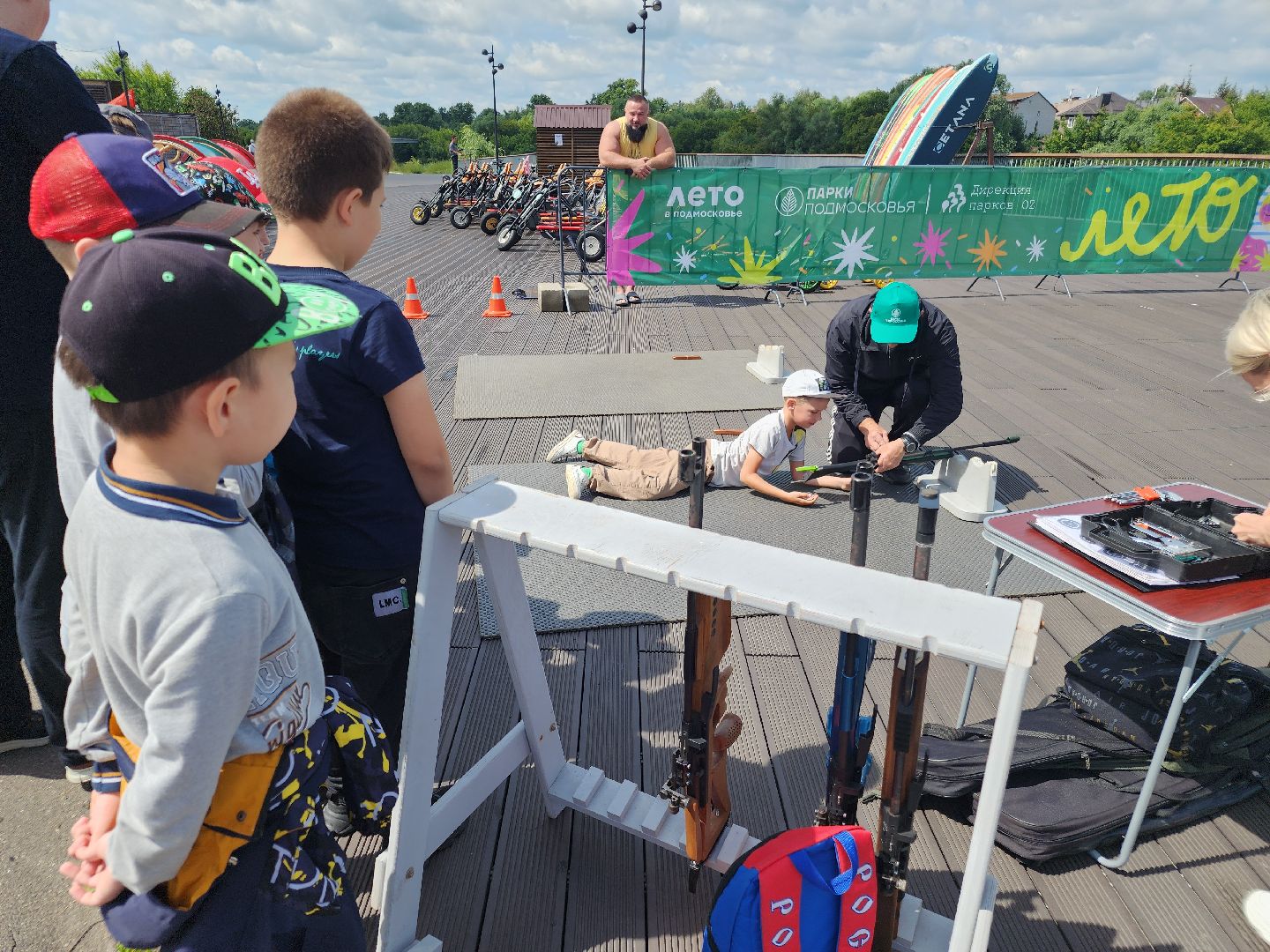 парки подмосковья, спорт на улице, орехово-зуево,биатлон,