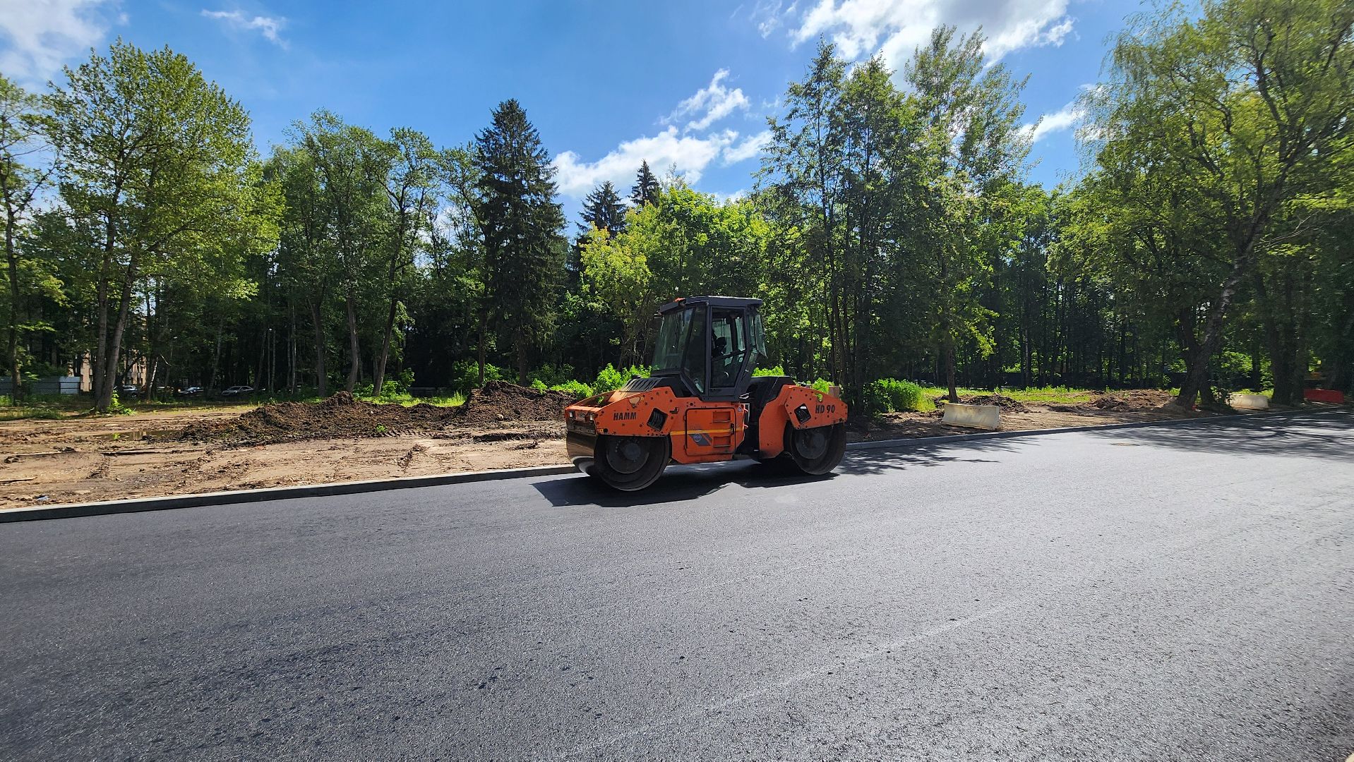 солнечногорск, микрорайон выстрел, новый асфальт, благоустройство,