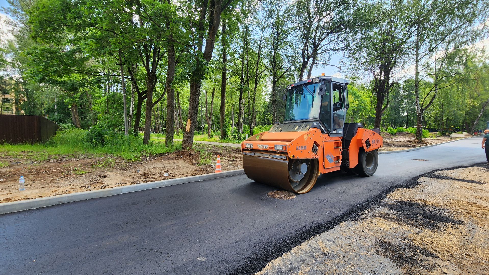 солнечногорск, микрорайон выстрел, новый асфальт, благоустройство,