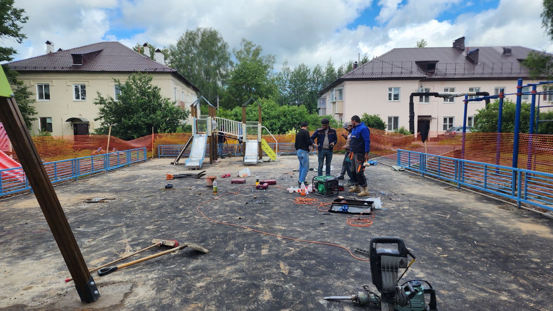 волоколамск, благоустройство, детская площадка,