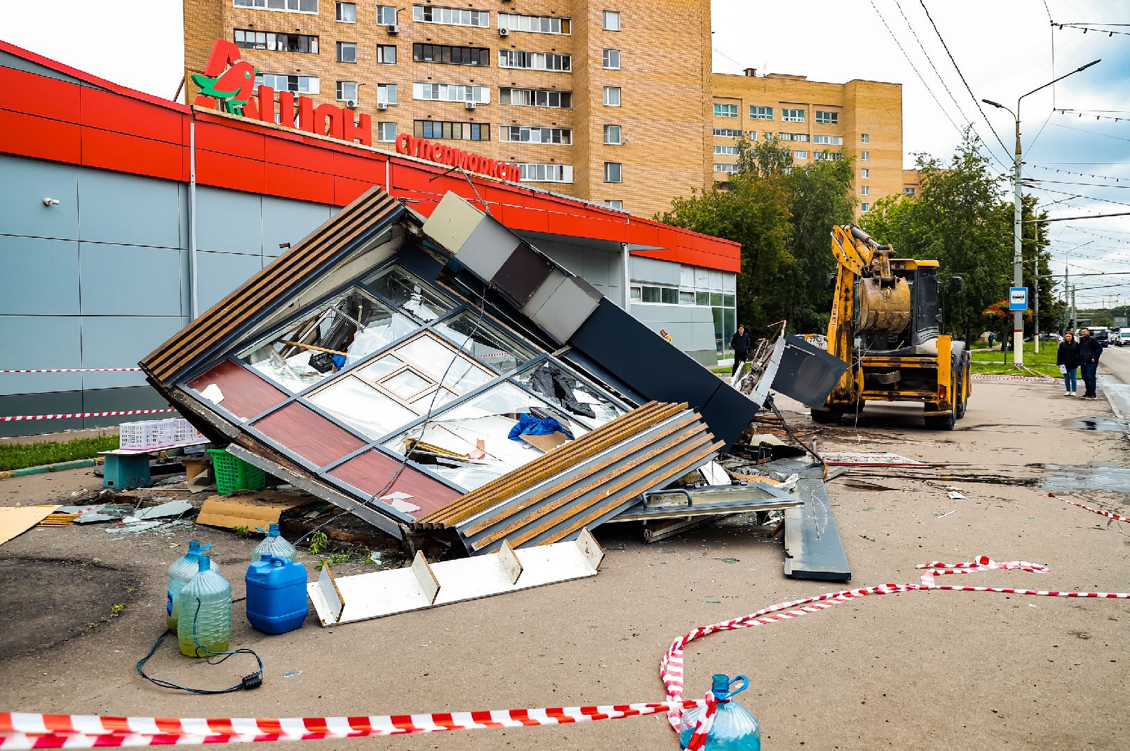 снос,  киоск, торговля,