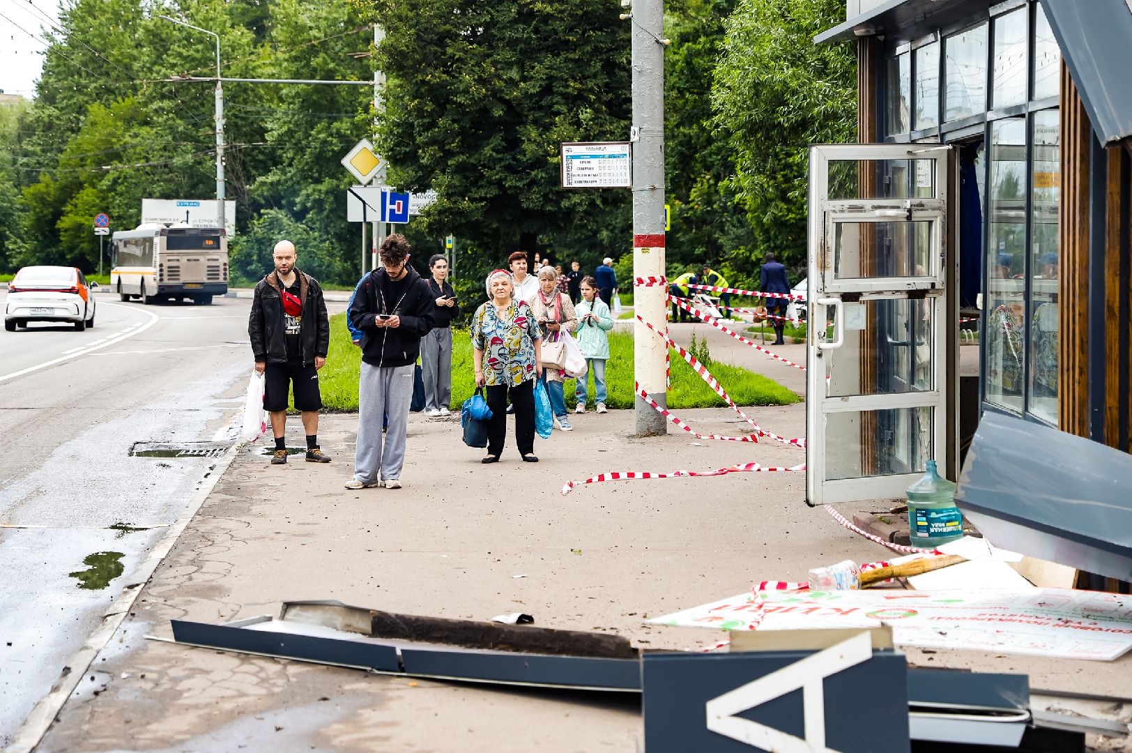 снос,  киоск, торговля,