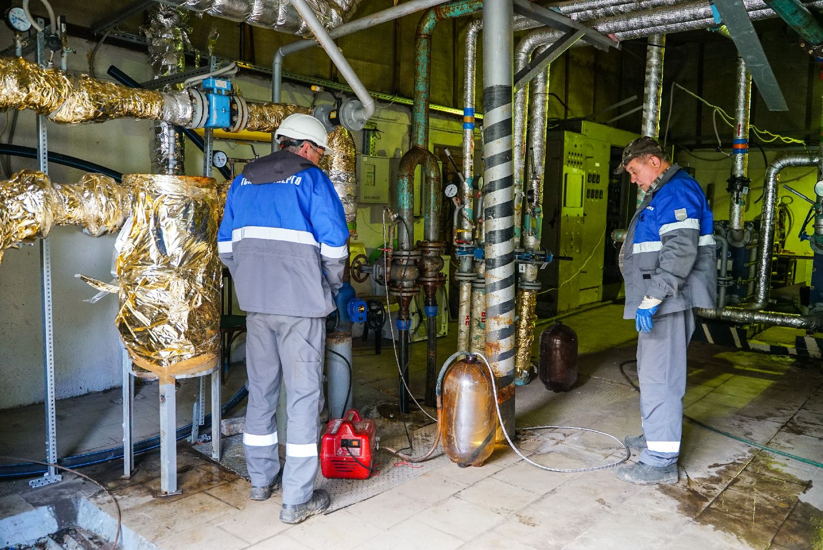 испытания, отопление, проверка,