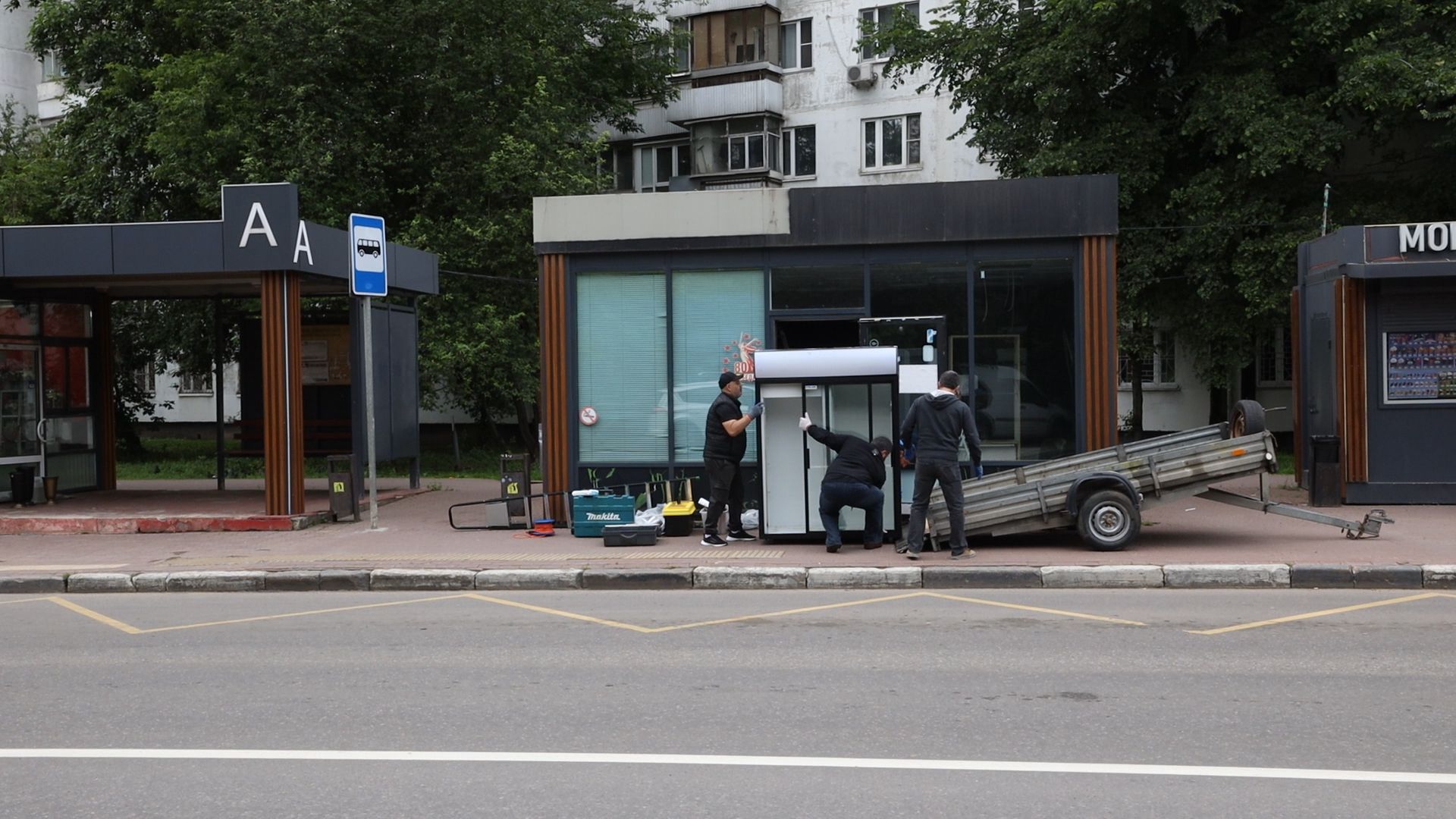 снос, киоск, торговля,