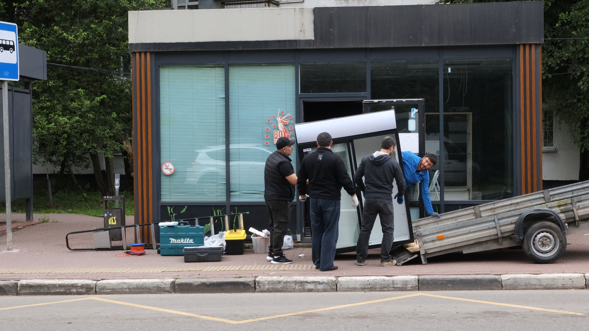 снос, киоск, торговля,