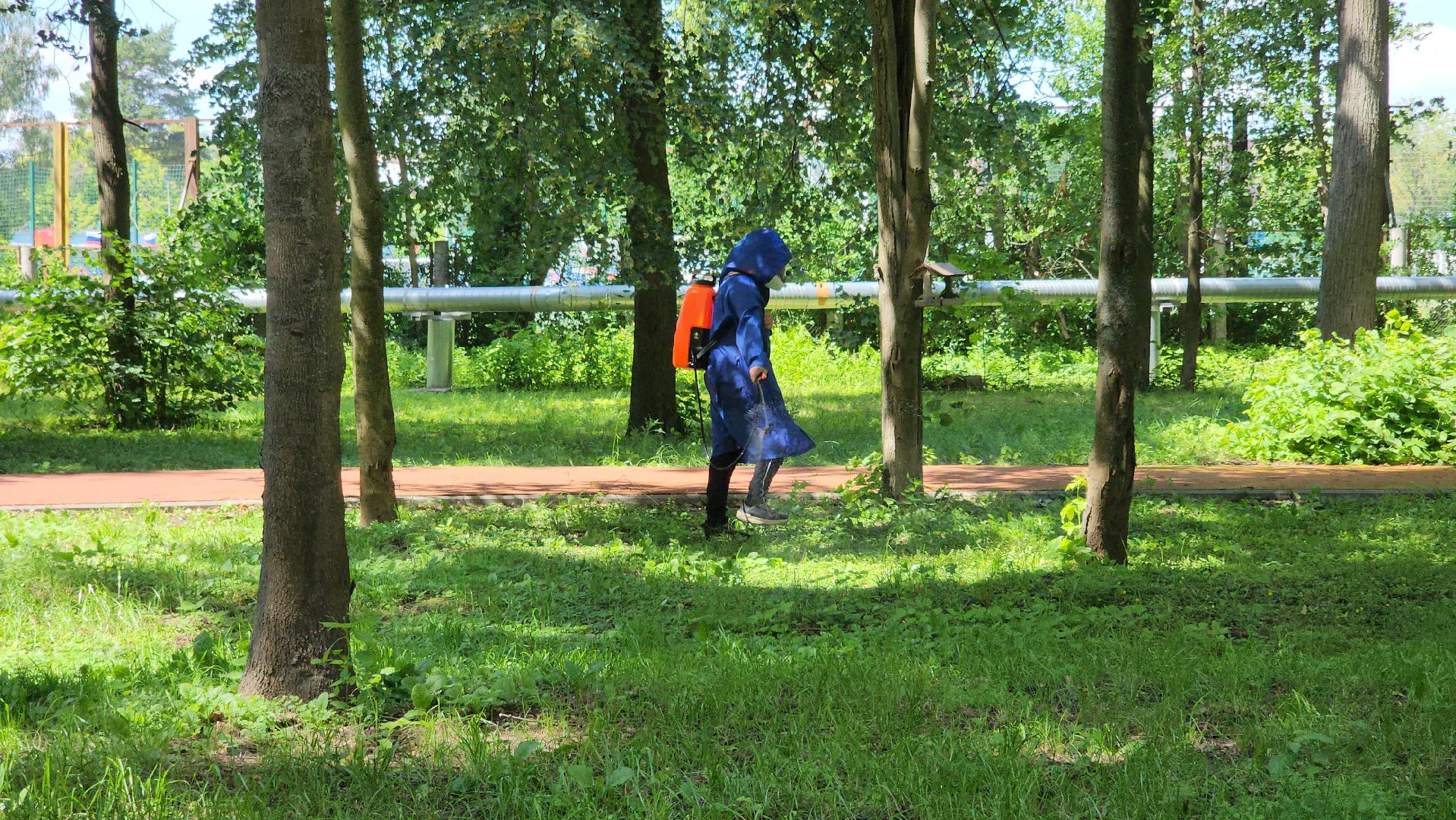 парки подмосковья, акарицидная обработка, лосино-петровский,