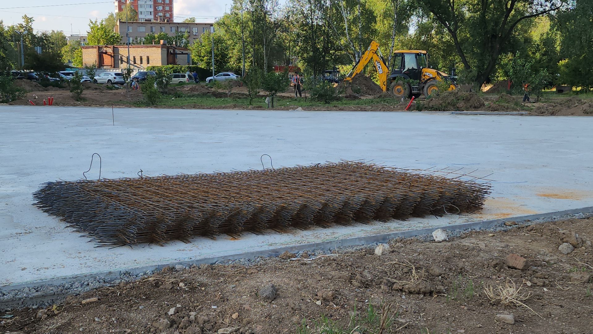 Благоустройство , Сквер, Парк ,бетонирование,