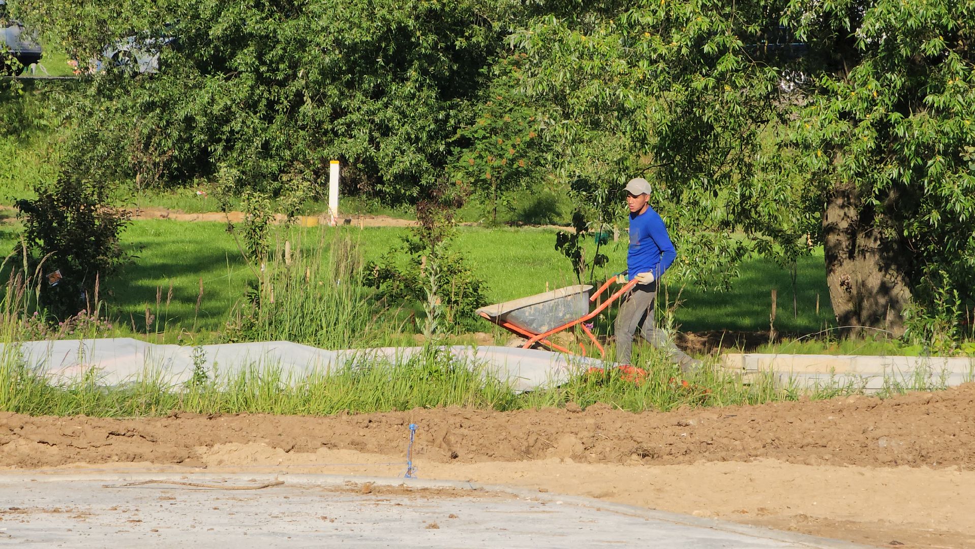 Благоустройство , Сквер, Парк ,бетонирование,