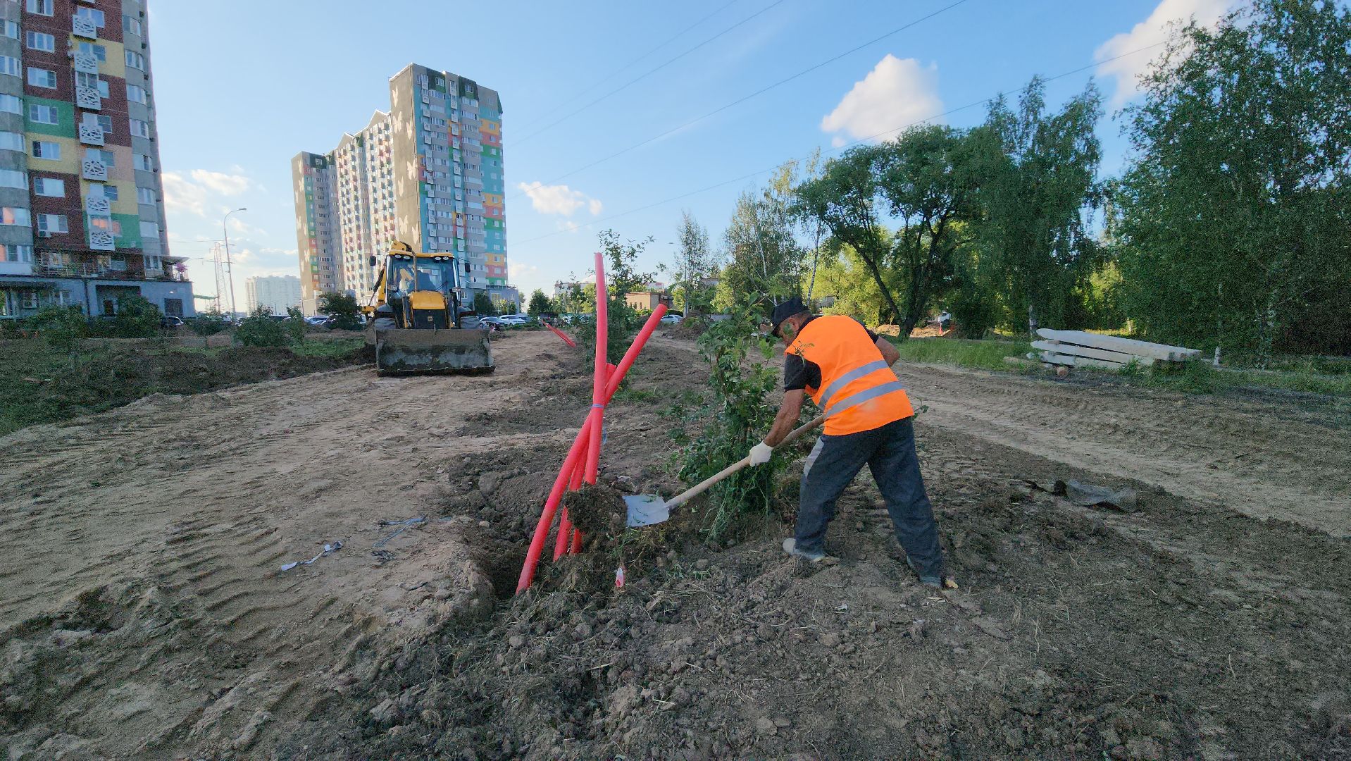 Благоустройство , Сквер, Парк ,бетонирование,
