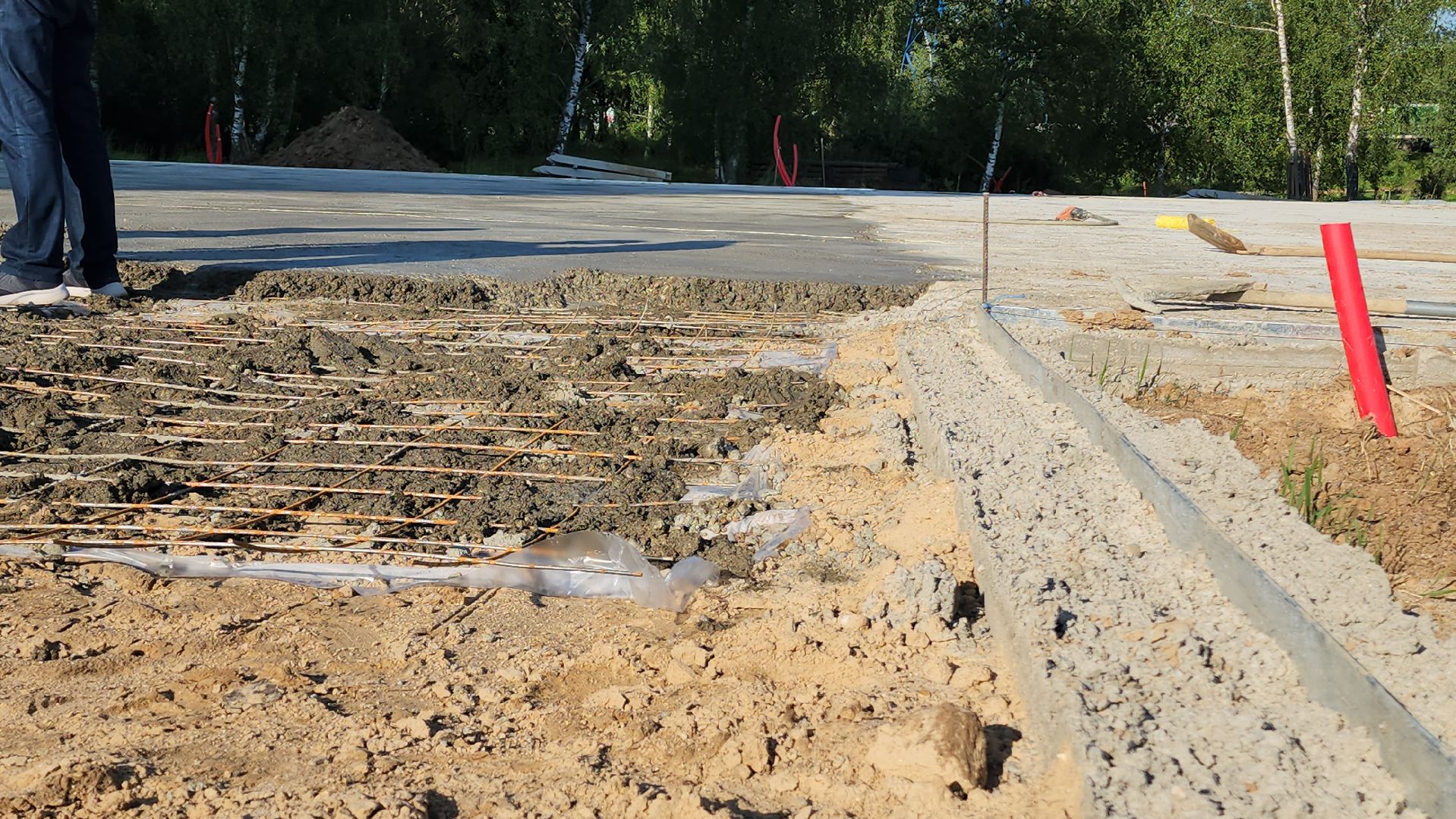 Благоустройство , Сквер, Парк ,бетонирование,