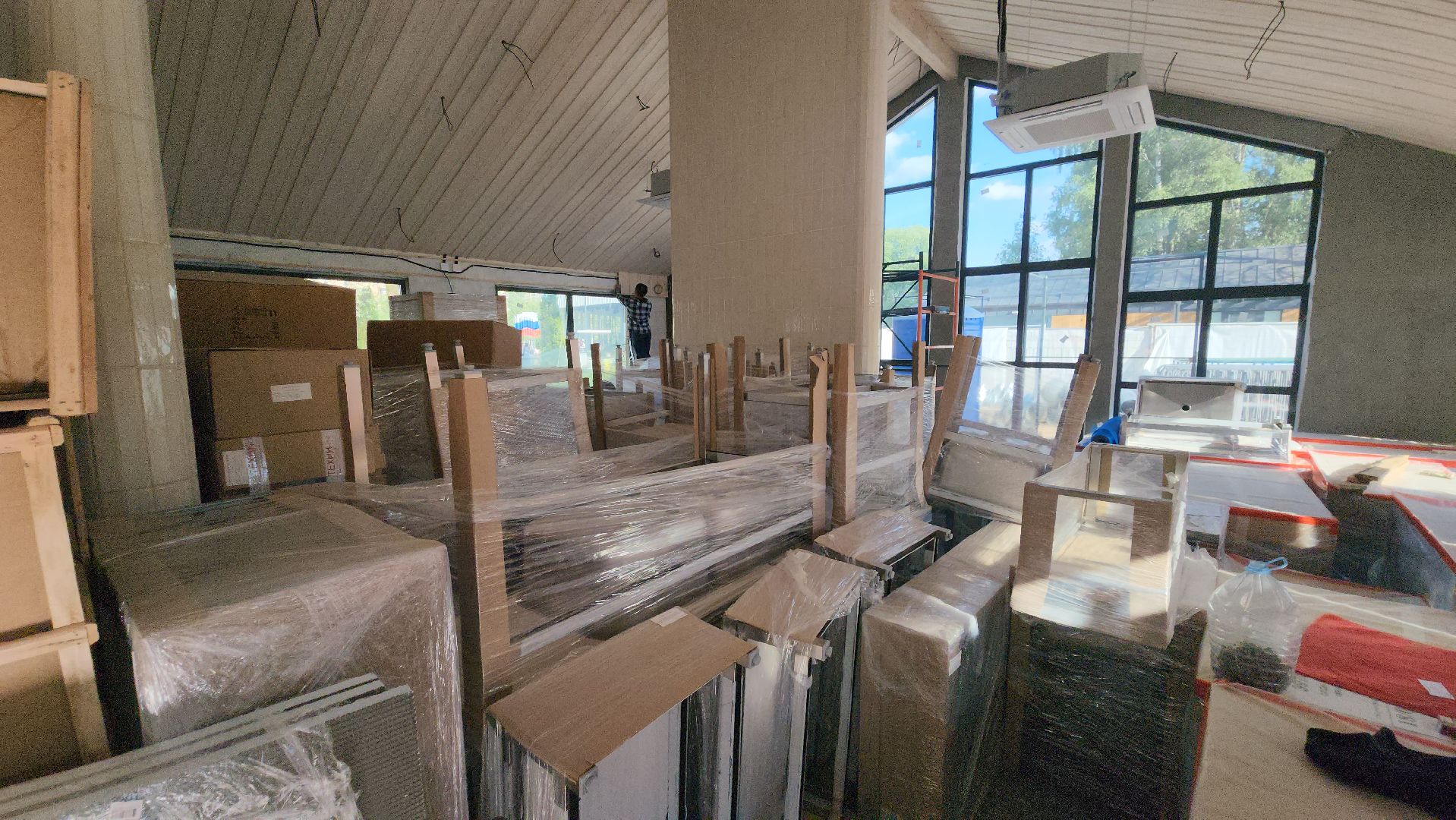 Кафе, летнее кафе, Парк, Лобня ,