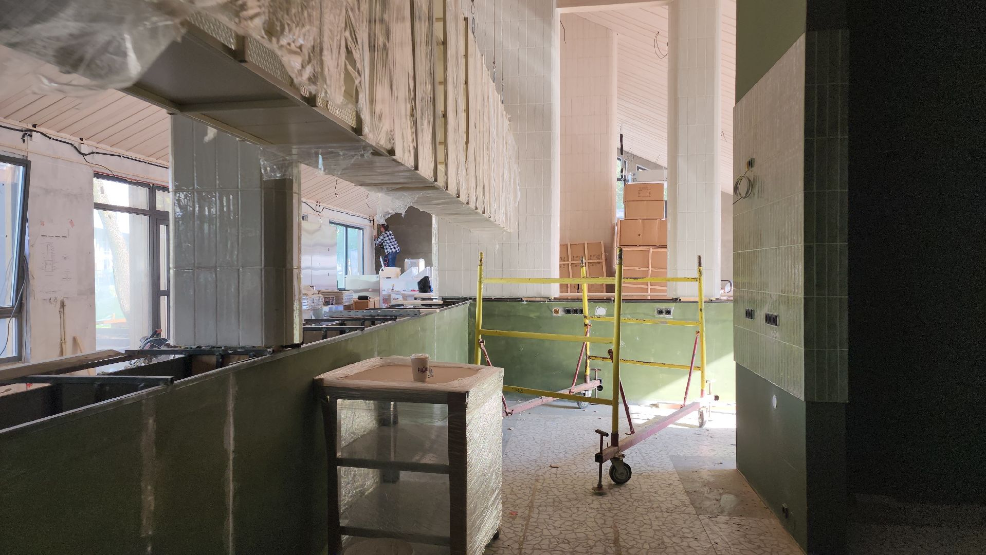 Кафе, летнее кафе, Парк, Лобня ,