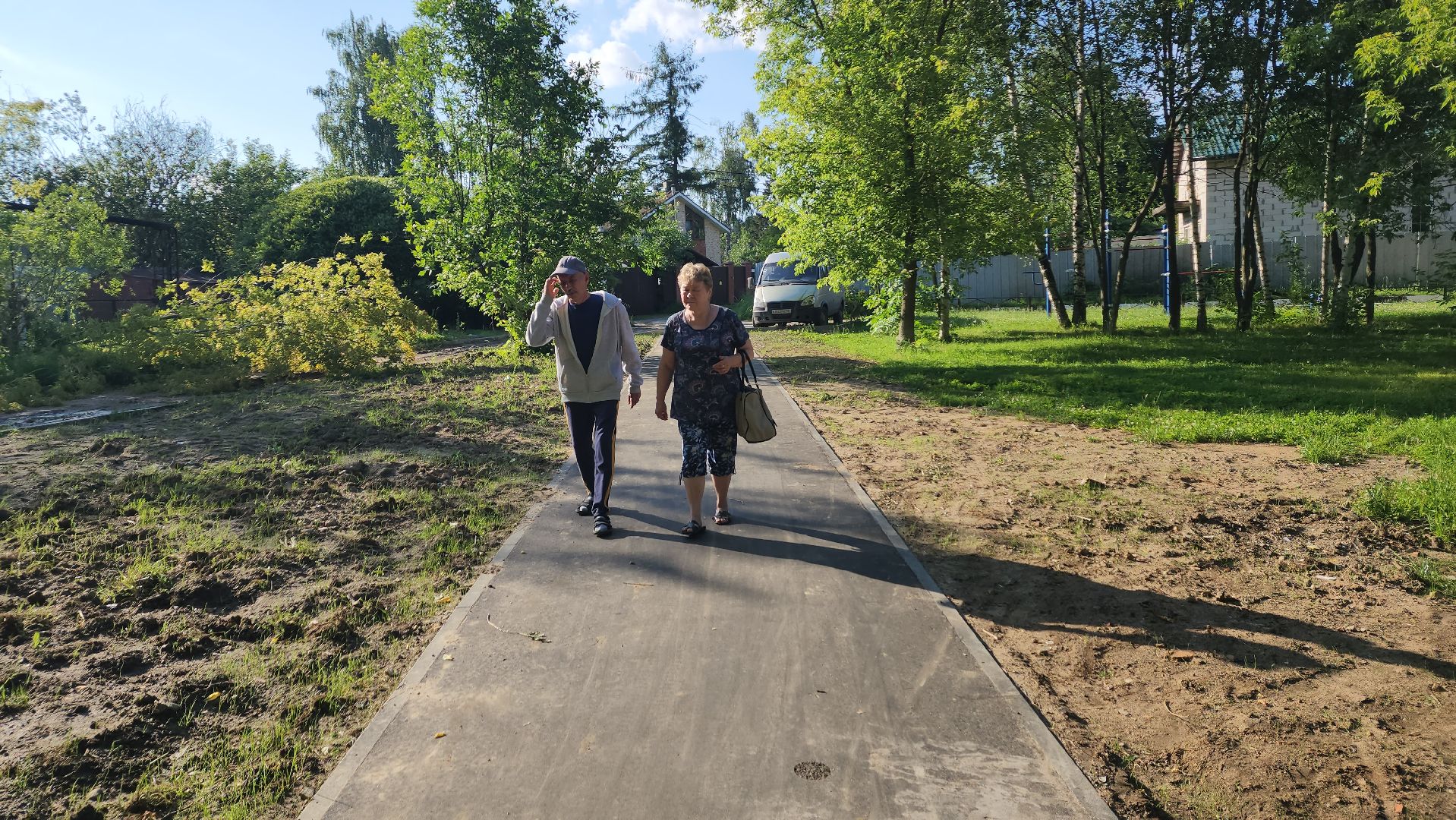 вертикалки, пушкино, пешком в подмосковье, народная тропа, асфальтирование,благоустройство,новый тротуар,региональная программа,