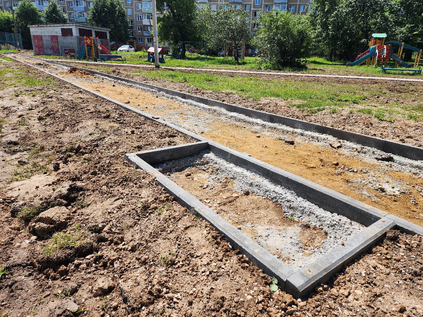 серпухов, улица советская, комплексное благоустройство двора,