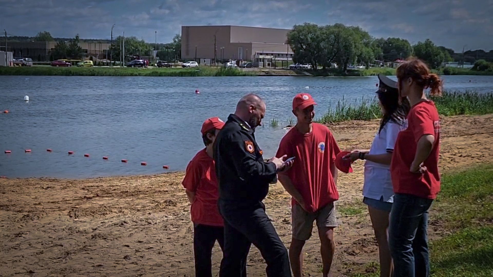 бронницы, благоустройство пляжа, пляж в бронницах, пляж на бельском озере в бронницах,