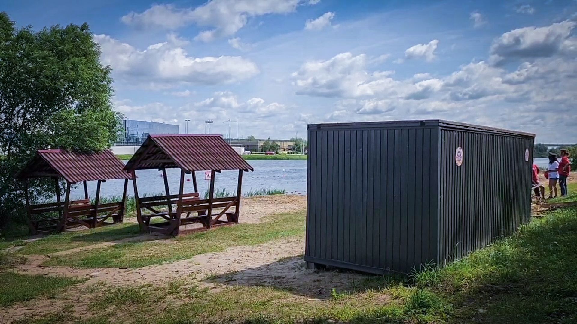 бронницы, благоустройство пляжа, пляж в бронницах, пляж на бельском озере в бронницах,