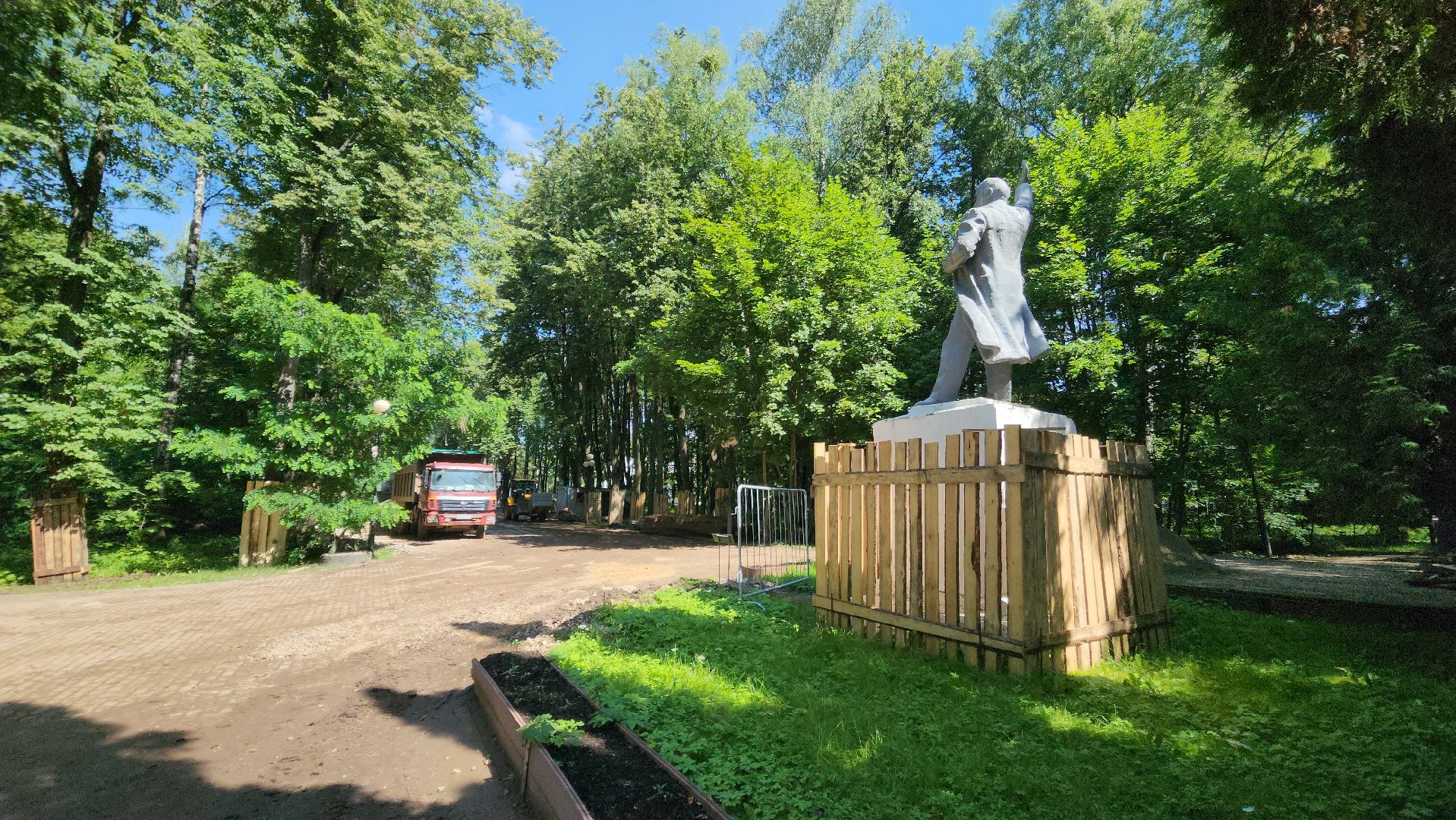 красногорск, городской парк, реконструкция,