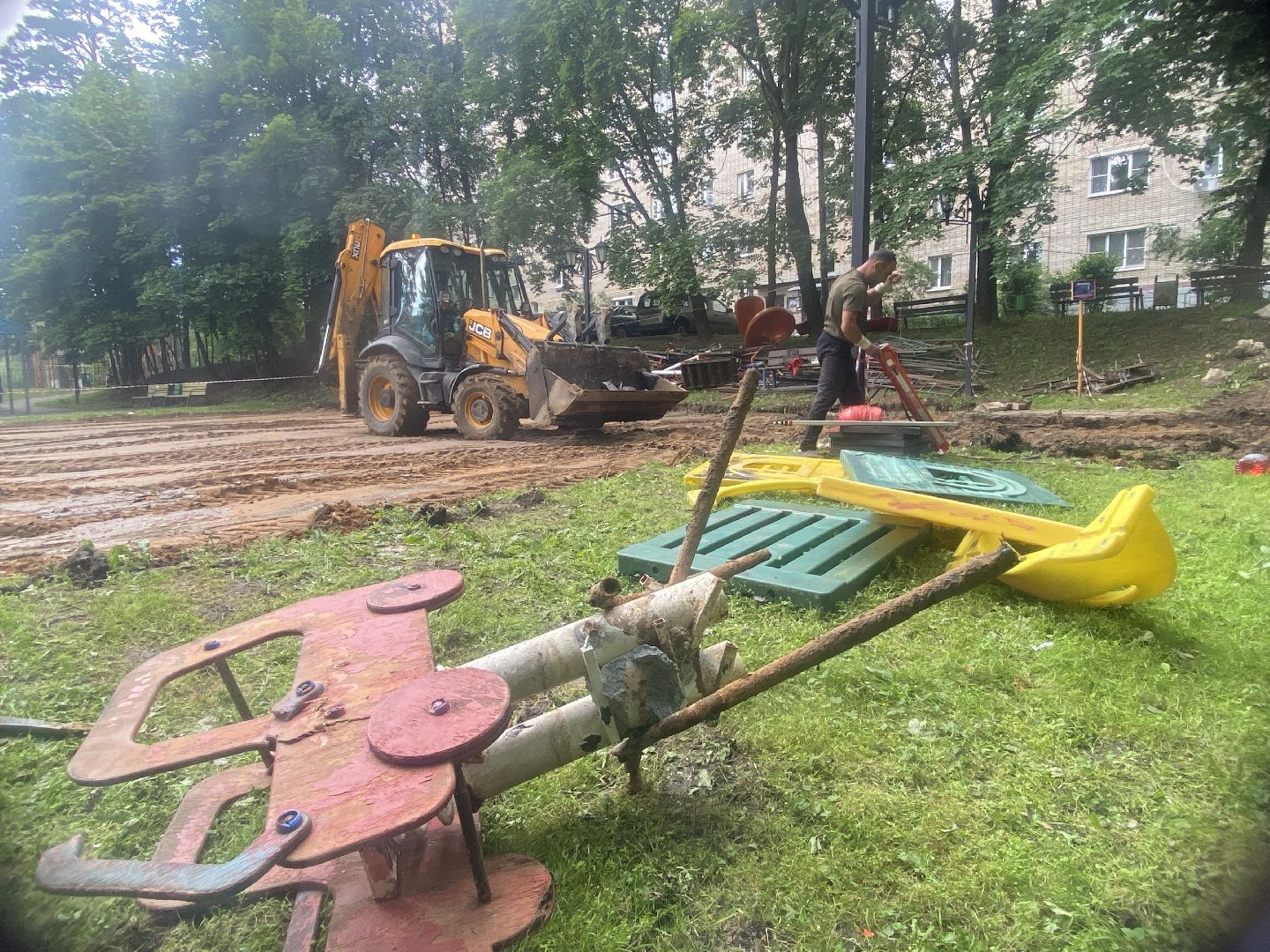 благоустройство территории, власиха цветной бульвар, детская площадка, губернаторская площадка, игровой комплекс,