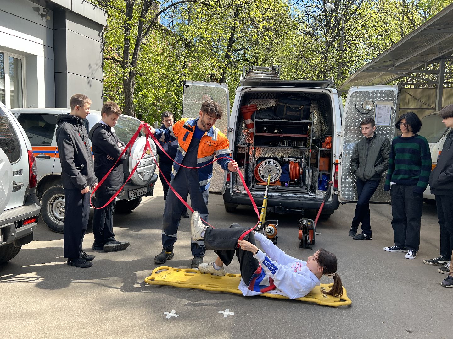Химки, служба спасения, спасатели, ХимСпас, школьники, волонтеры, игровое обучение
