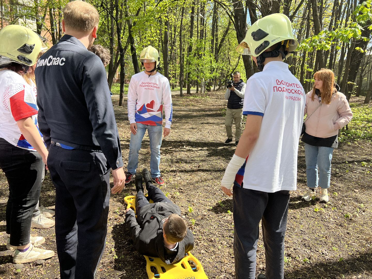 Химки, служба спасения, спасатели, ХимСпас, школьники, волонтеры, игровое обучение